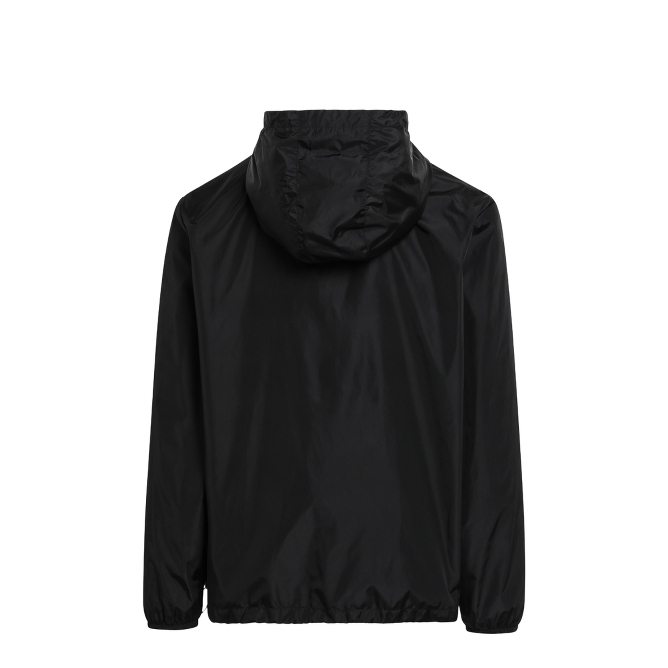 Black Windbreaker With Vgold Detail - Image 2