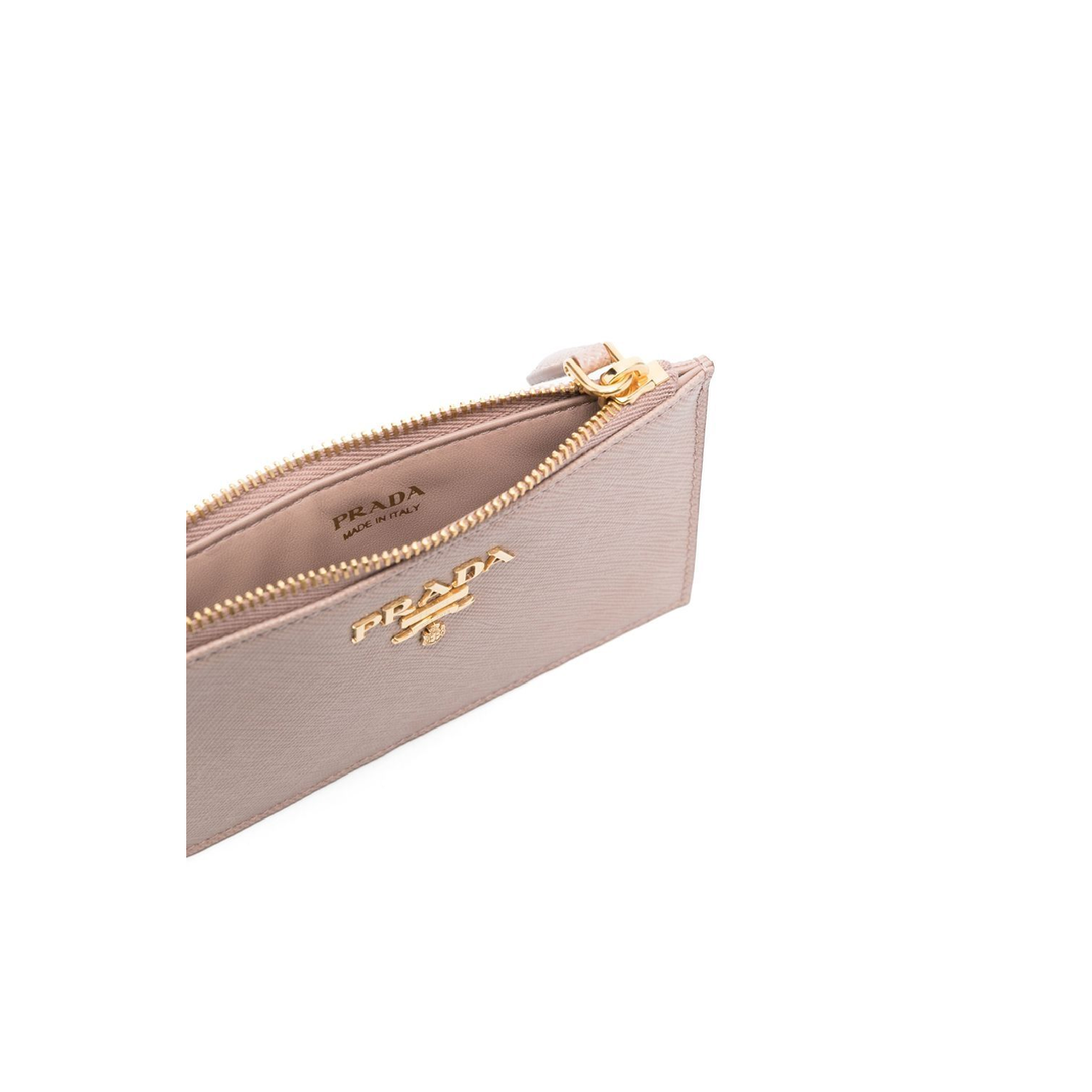 Saffiano Leather Card Holder - Cipria - Image 3
