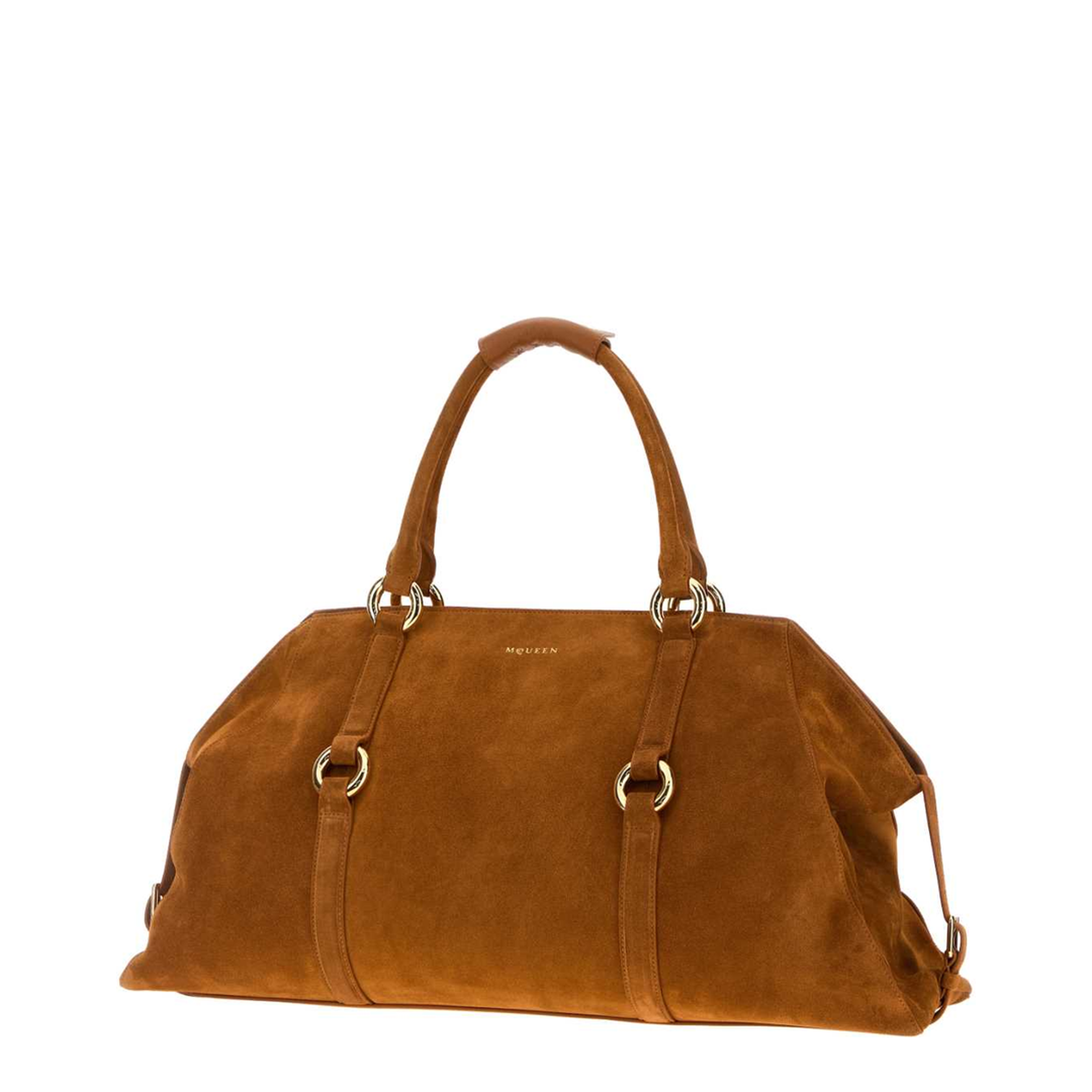 Farringdon Maxi Suede Tote - Caramel - Image 2