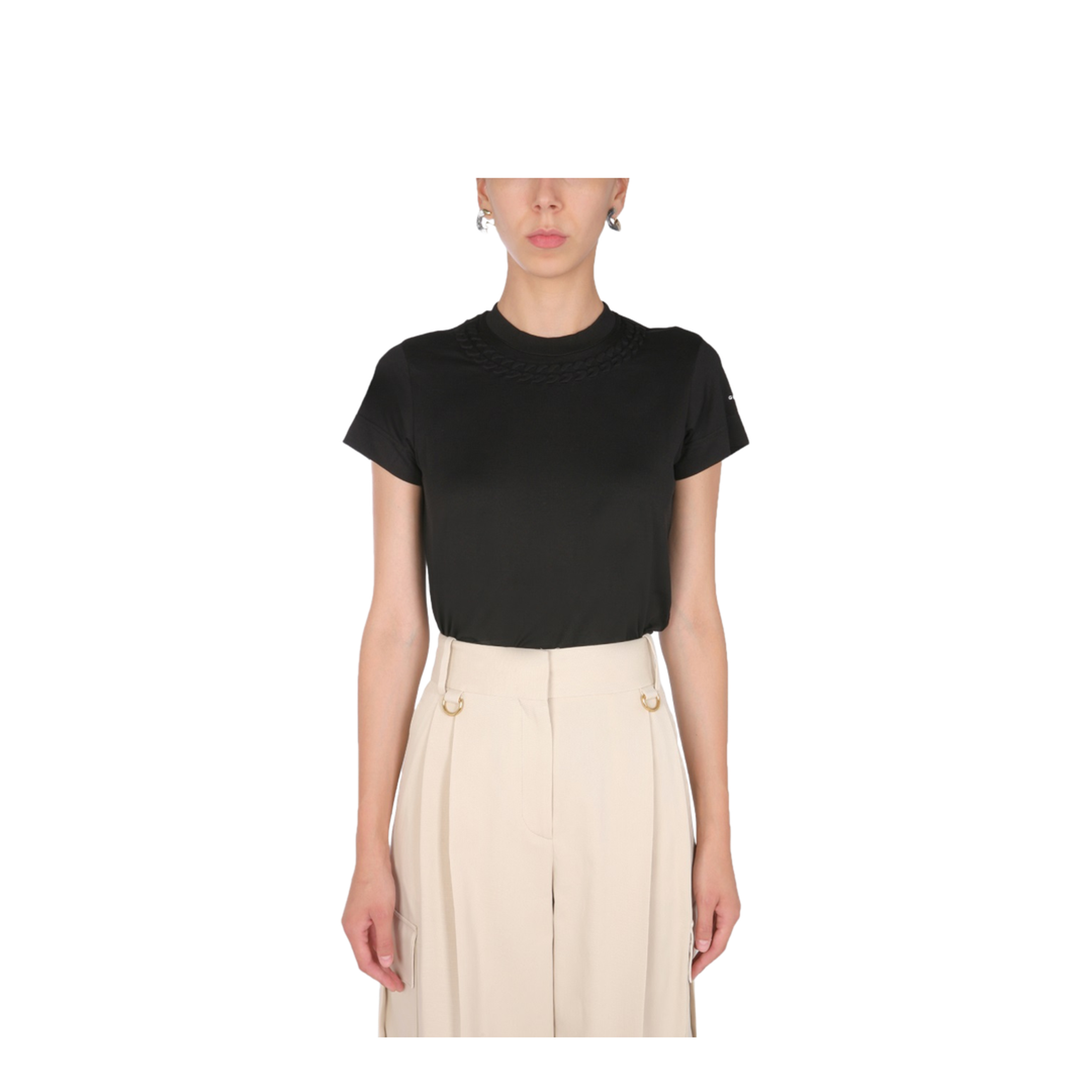 T-Shirt with Chain Motif - Image 1