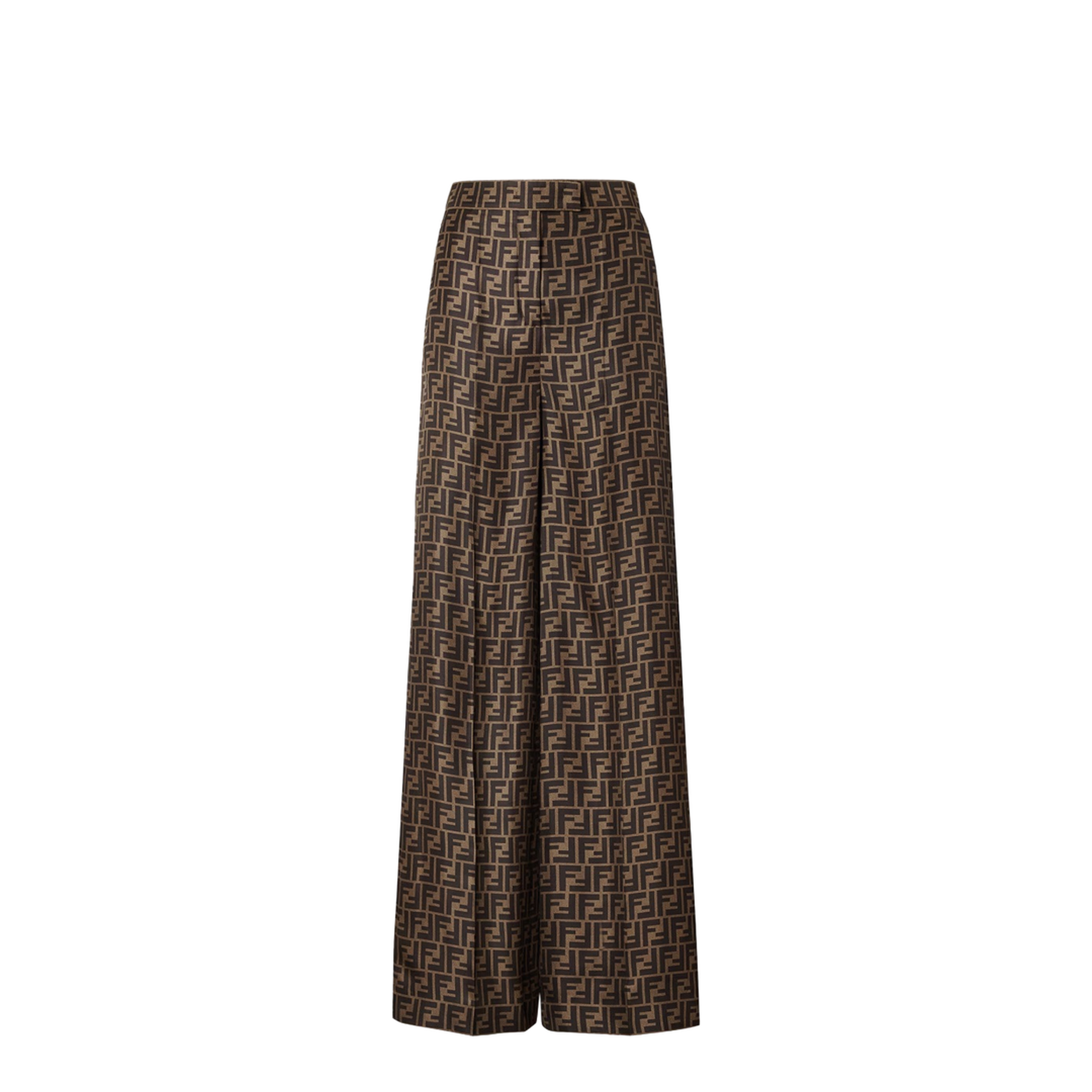 Trousers Silk Brown - Image 1