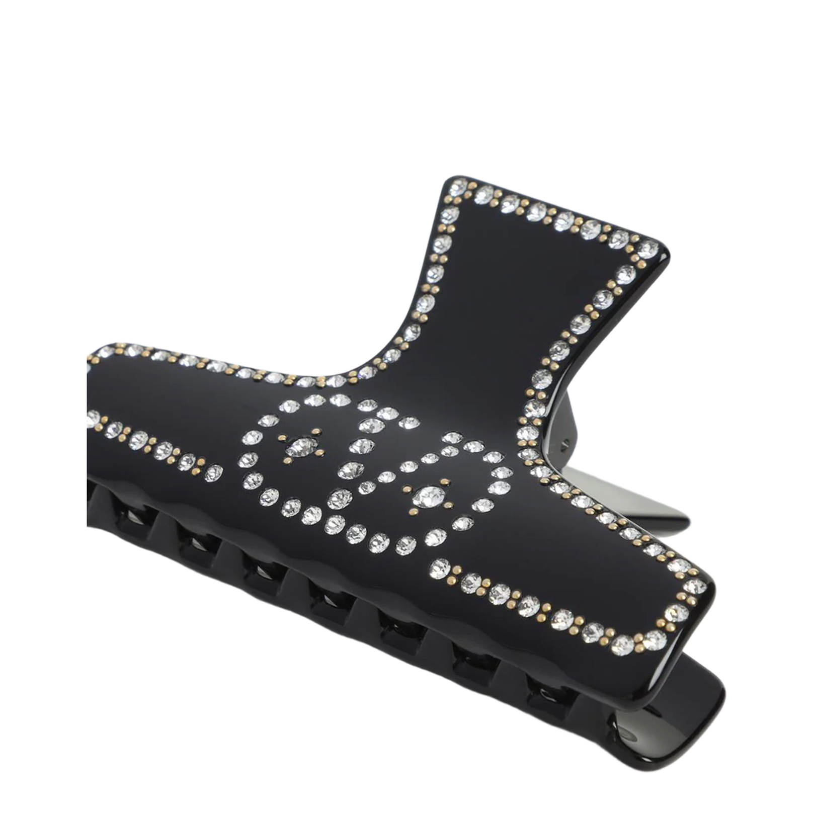 Black Resin Hair Clip - Image 3