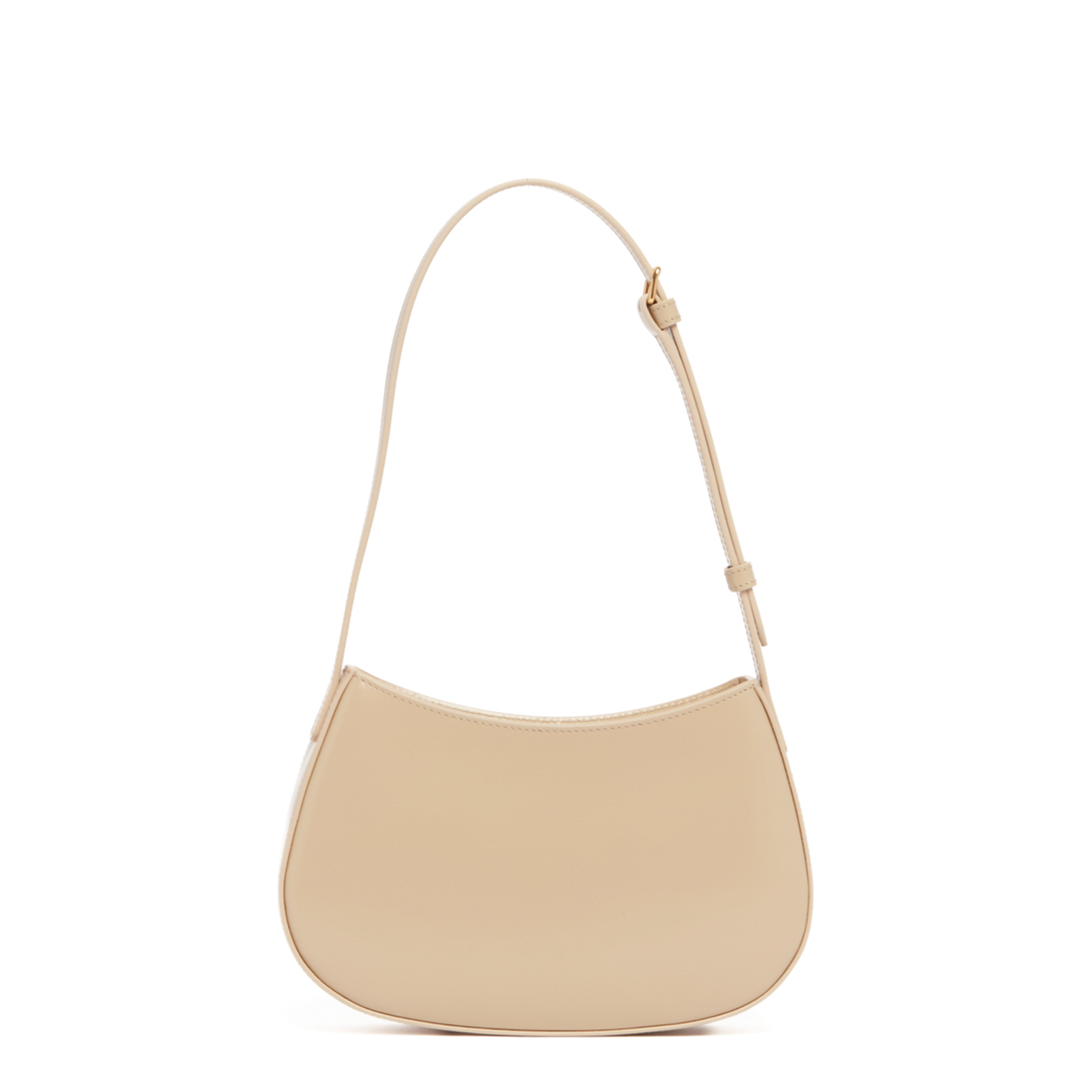 Medium Tilly Bag in Shiny Calfskin - Beige - Image 2