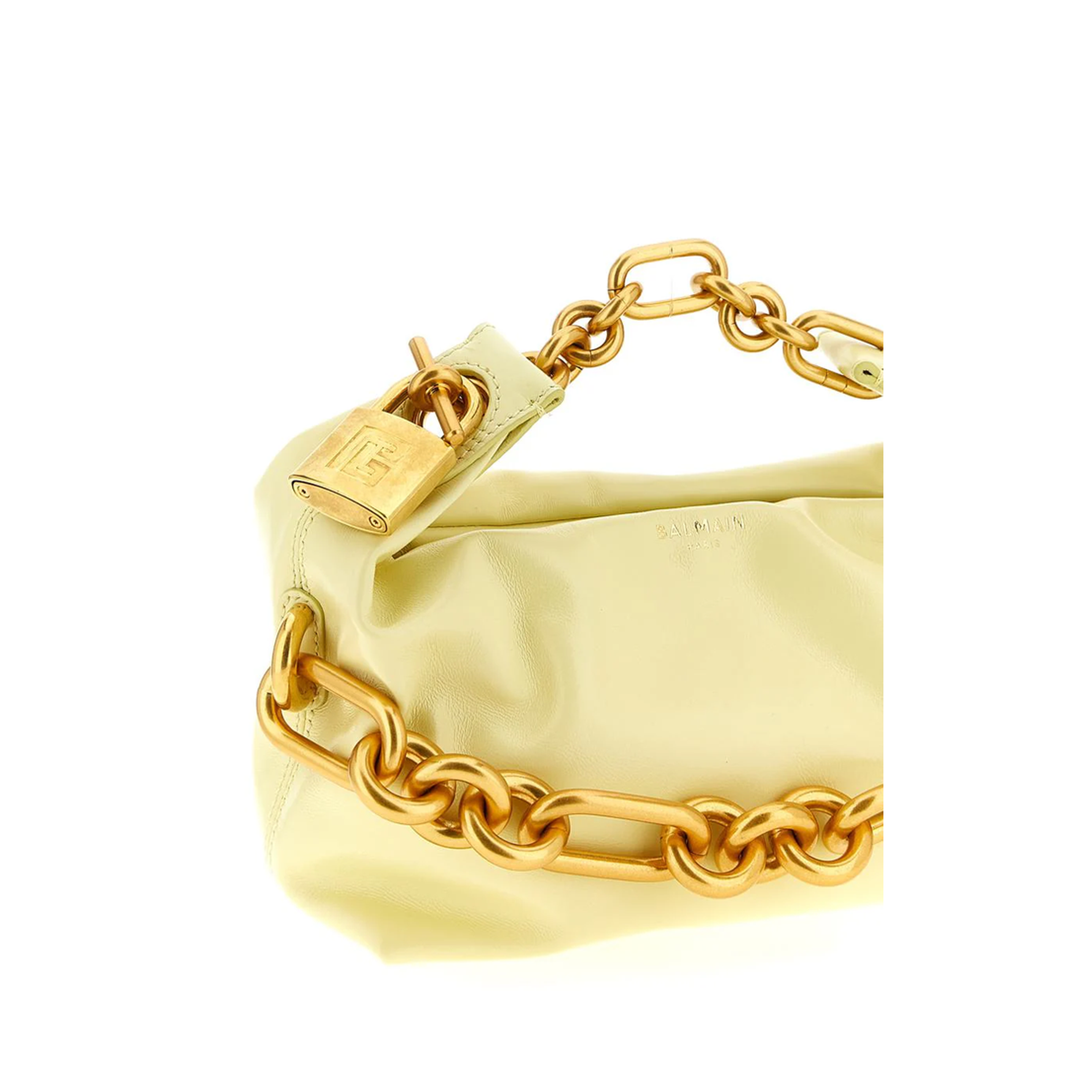 Sync Mini Nappa Leather Handbag - Yellow - Image 3