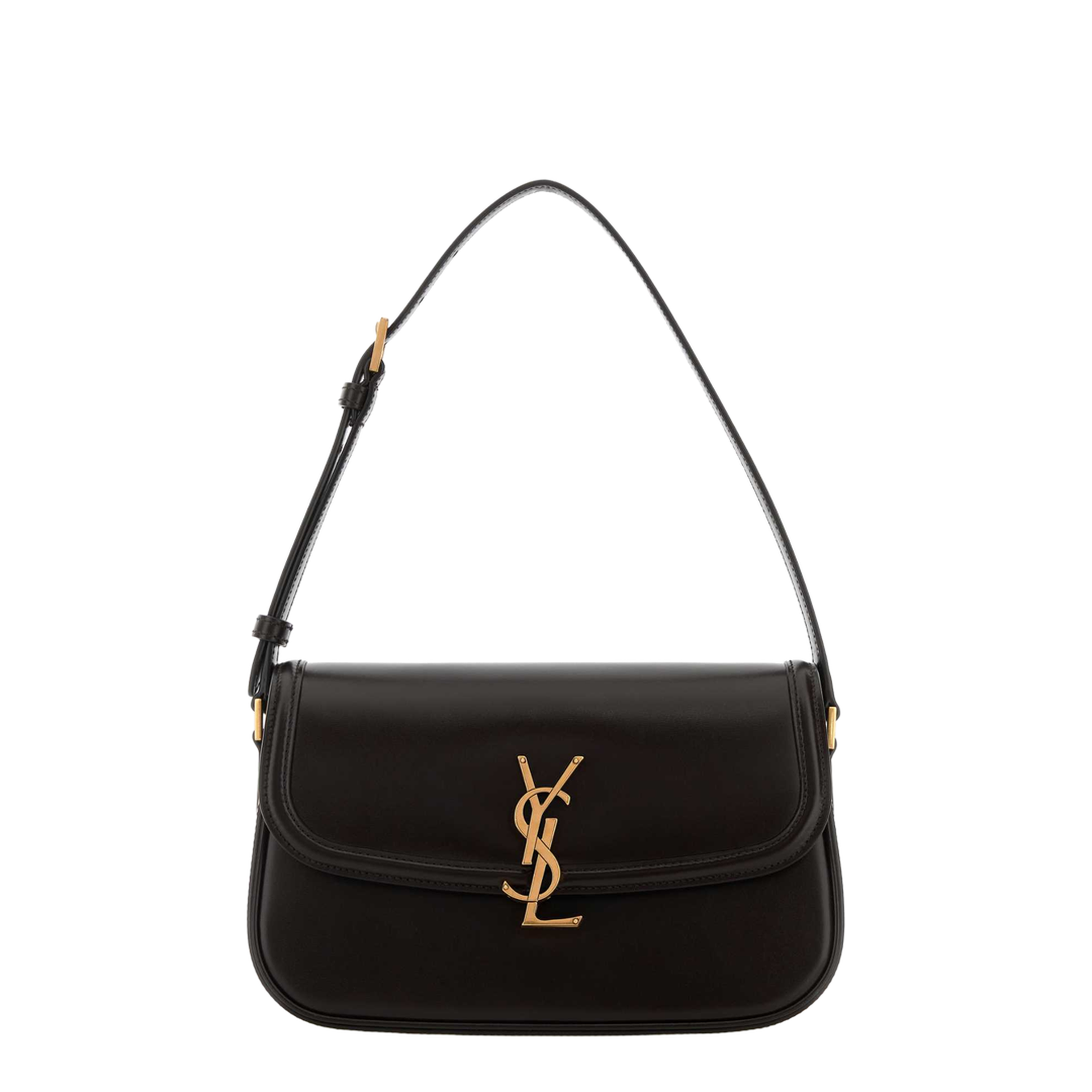 Solferino Small Box Calfskin Shoulder Bag - Chicory Coffee - Image 1