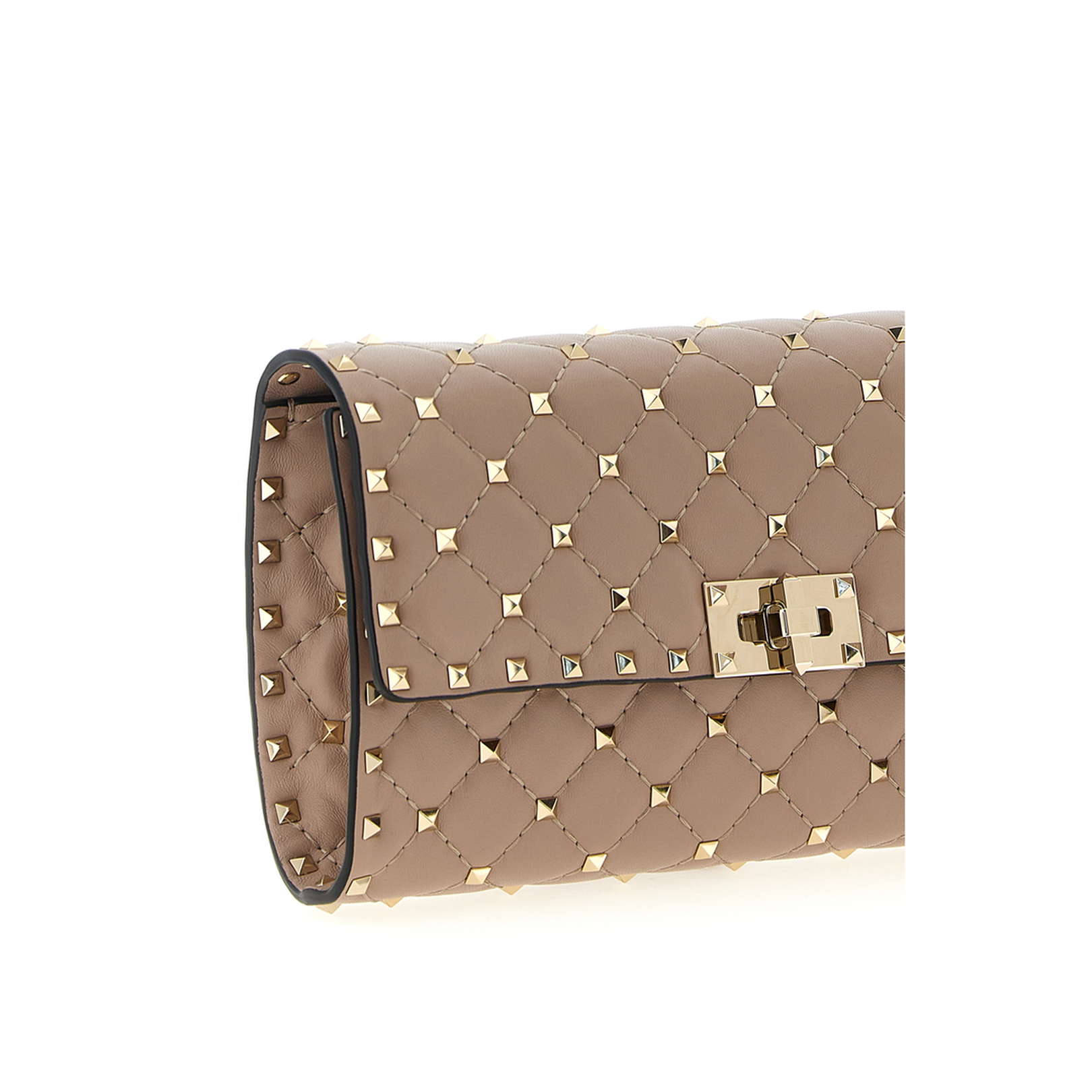 Rockstud Spike Nappa Leather Crossbody Clutch Bag - Image 3