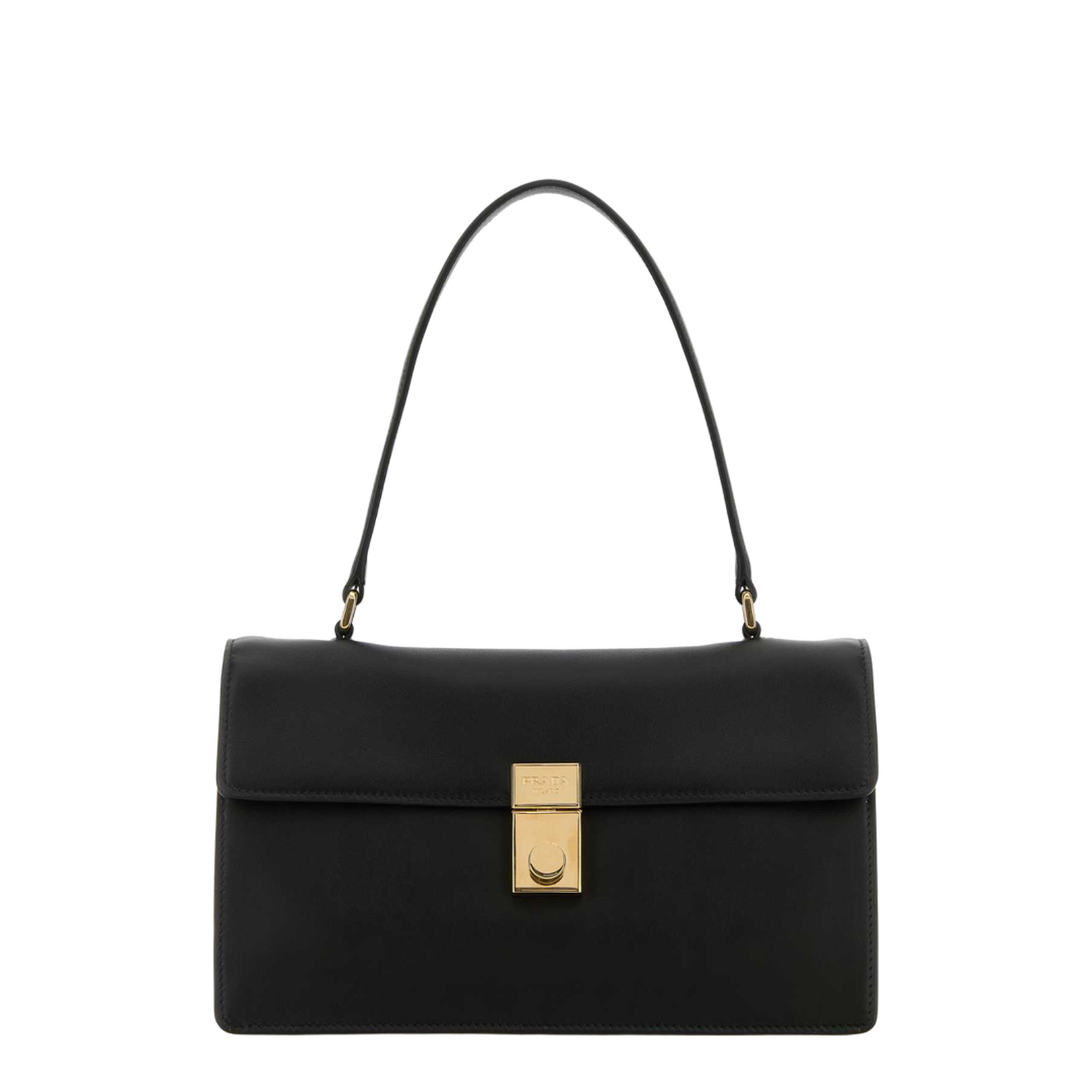 Black Leather Handbag - Image 1