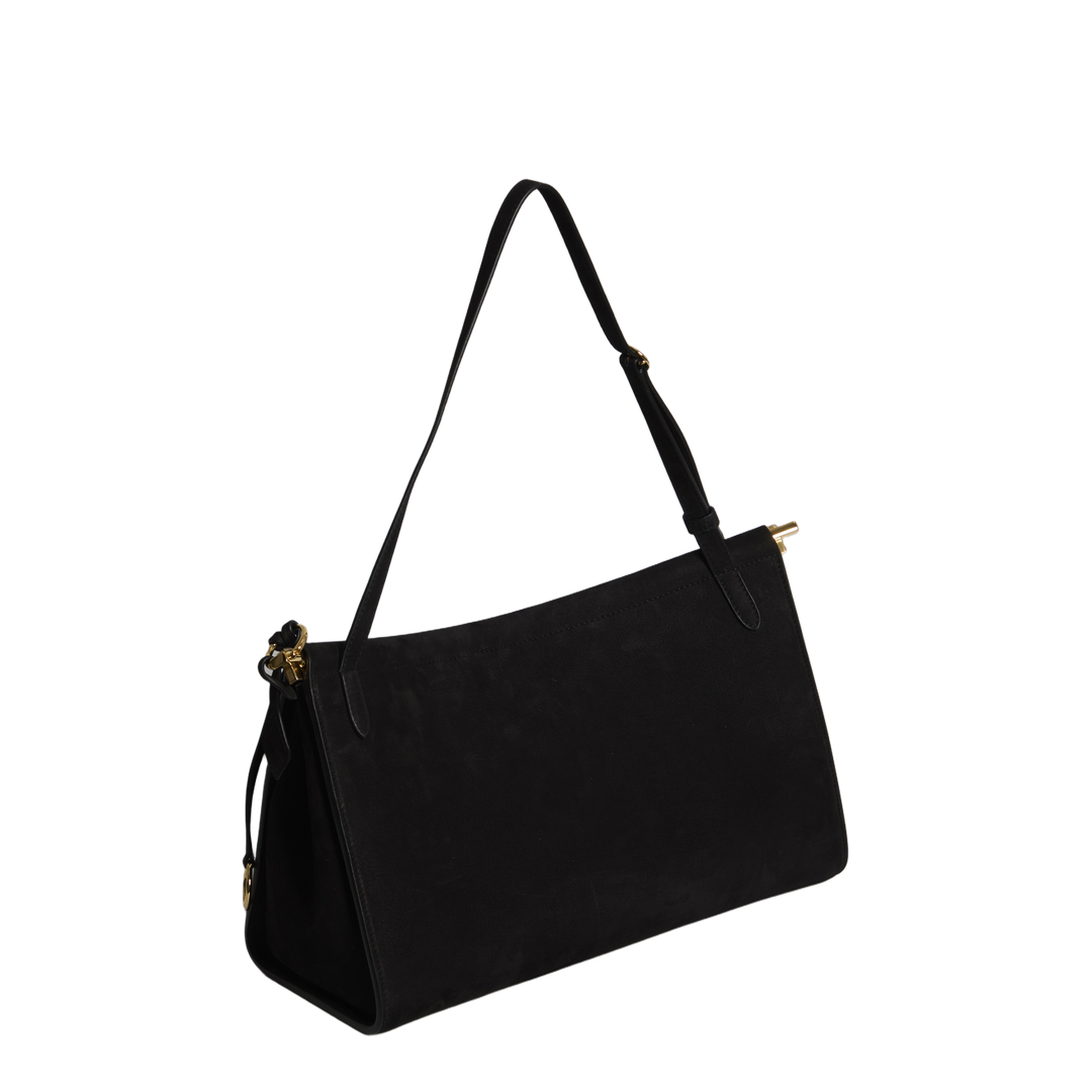 Le Click Pocket 35 Nubuck Crossbody - Noir - Image 2