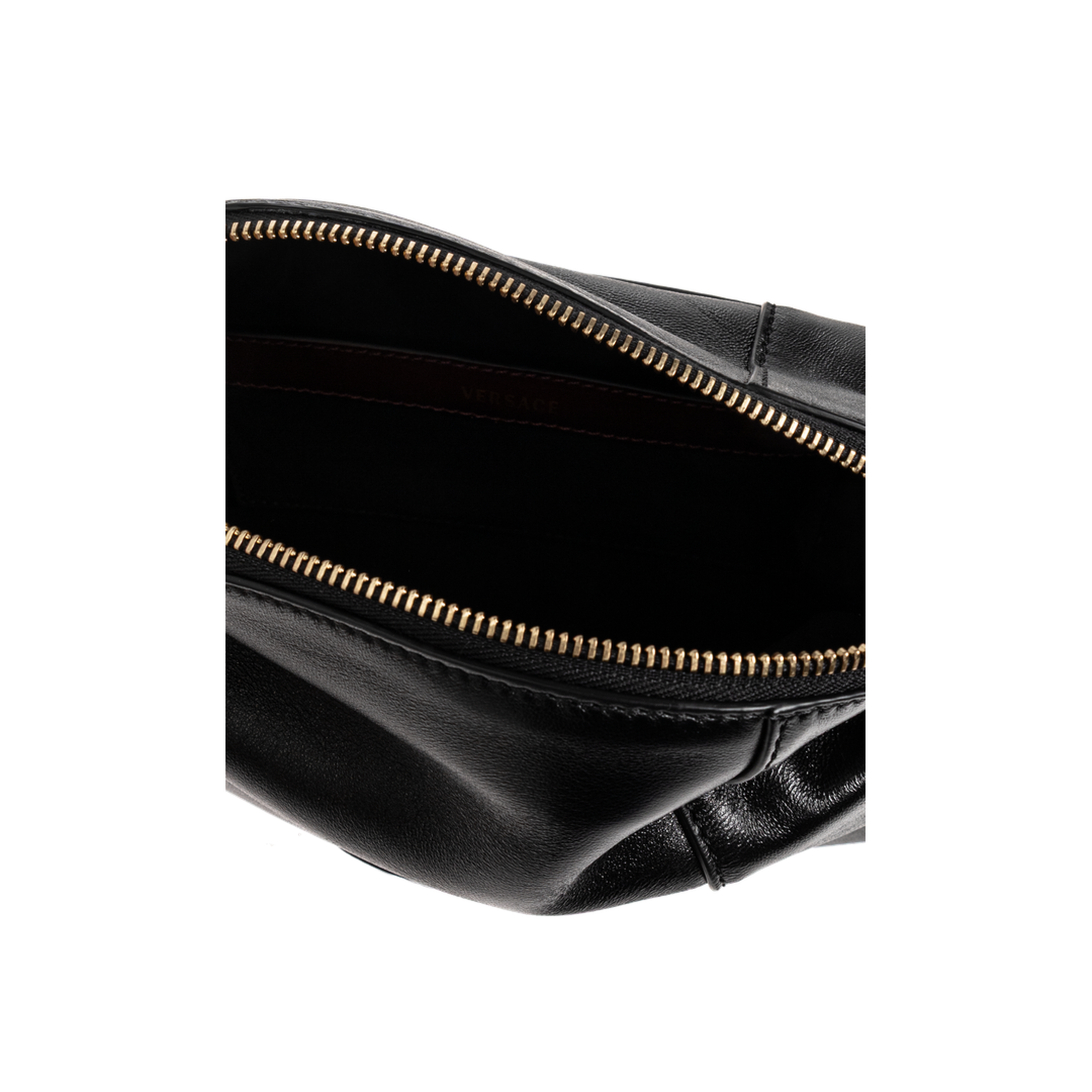 Lou Small Nappa Belt Bag - Black+Brown - Image 5