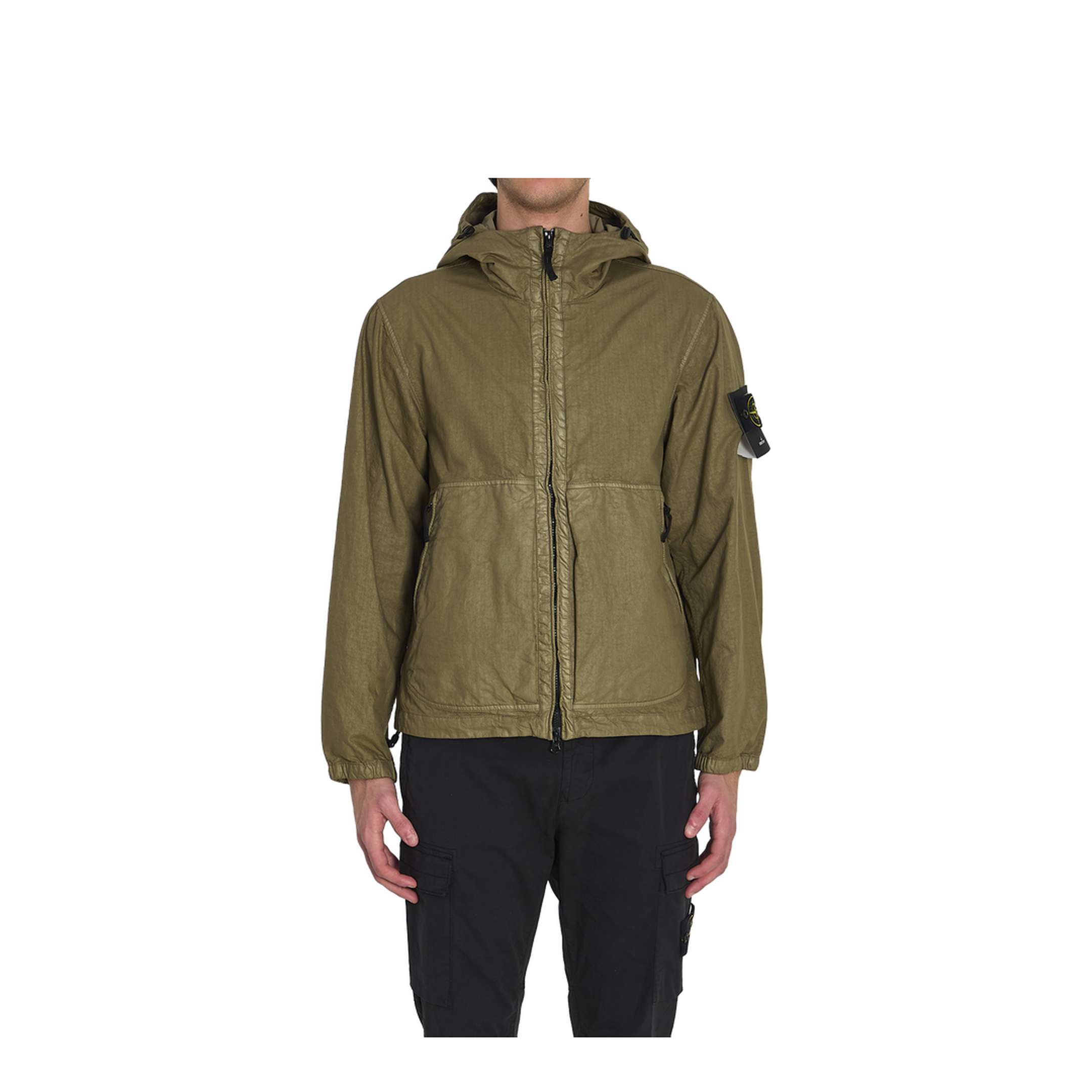 Organic-Look Nylon Panama Jacket - Image 1