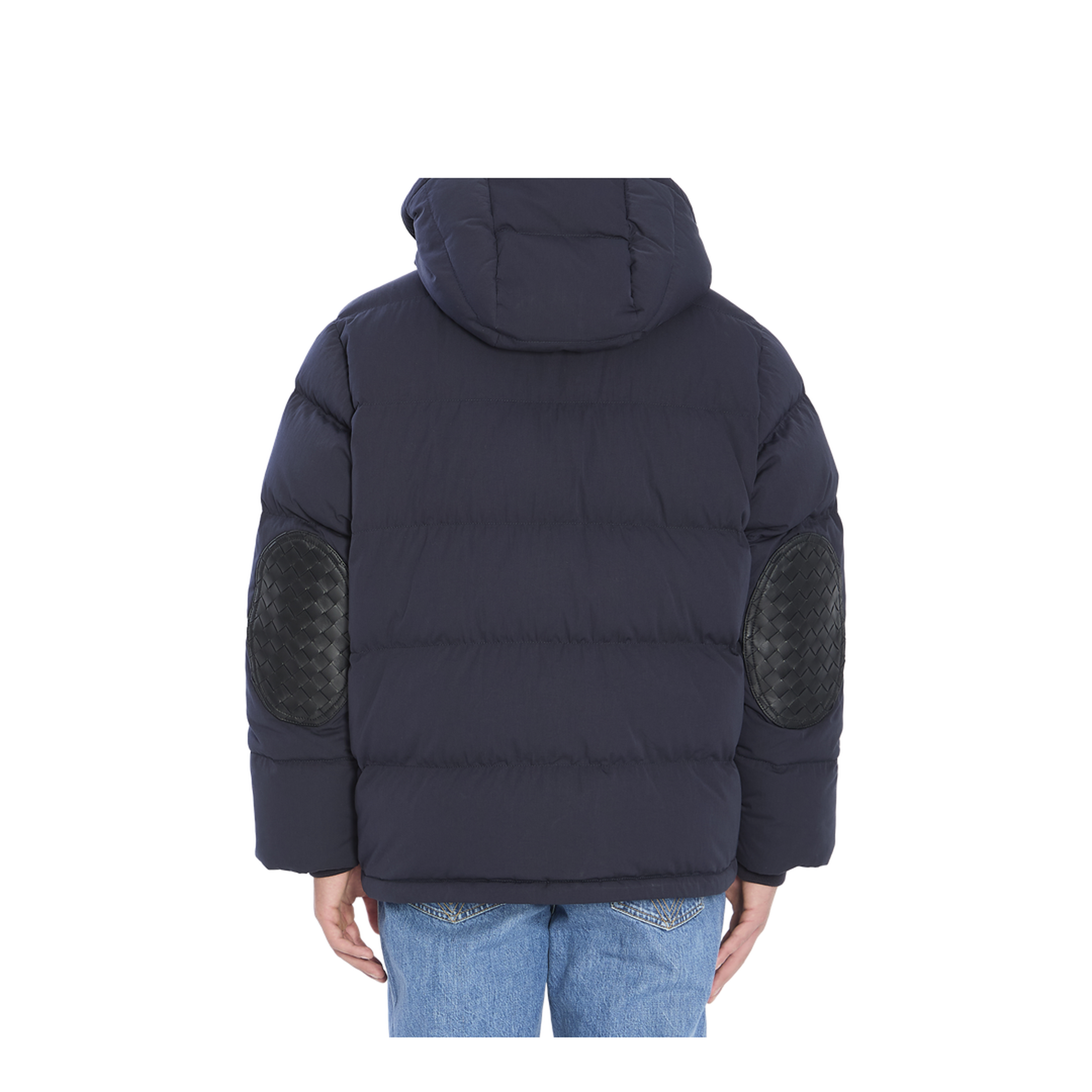 Tech Cotton Puffer Jacket In Midnight Blue - Image 4