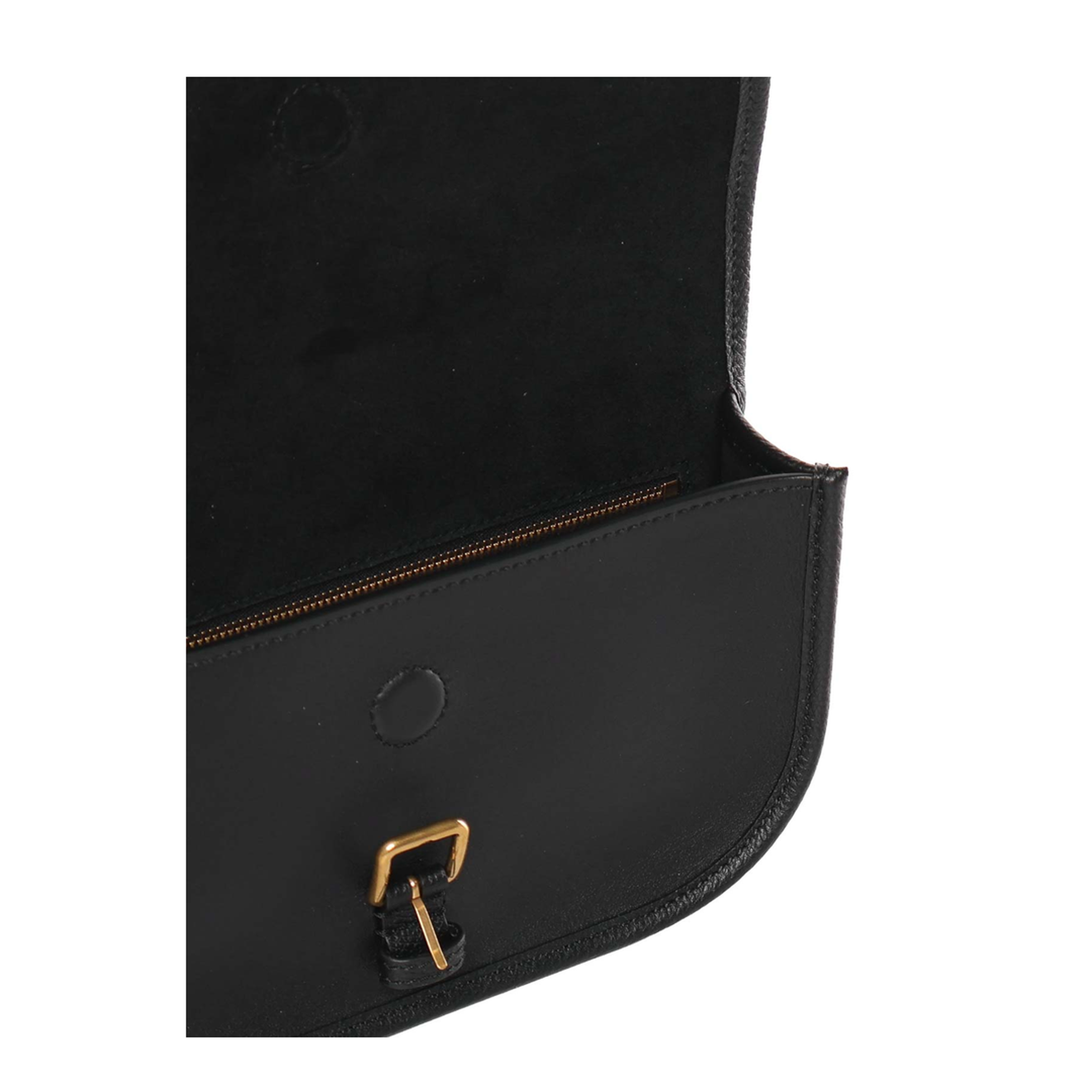 Antibes Small Calfskin Shoulder Bag - Black - Image 4