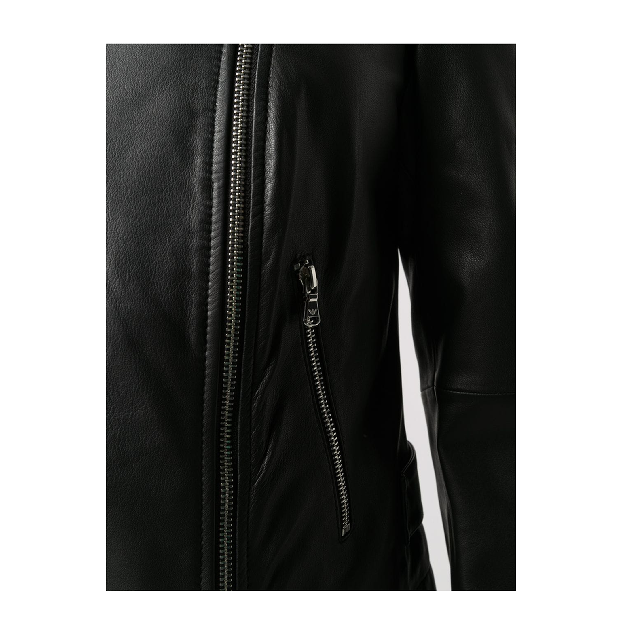 Leather Jacket in Black - Image 4