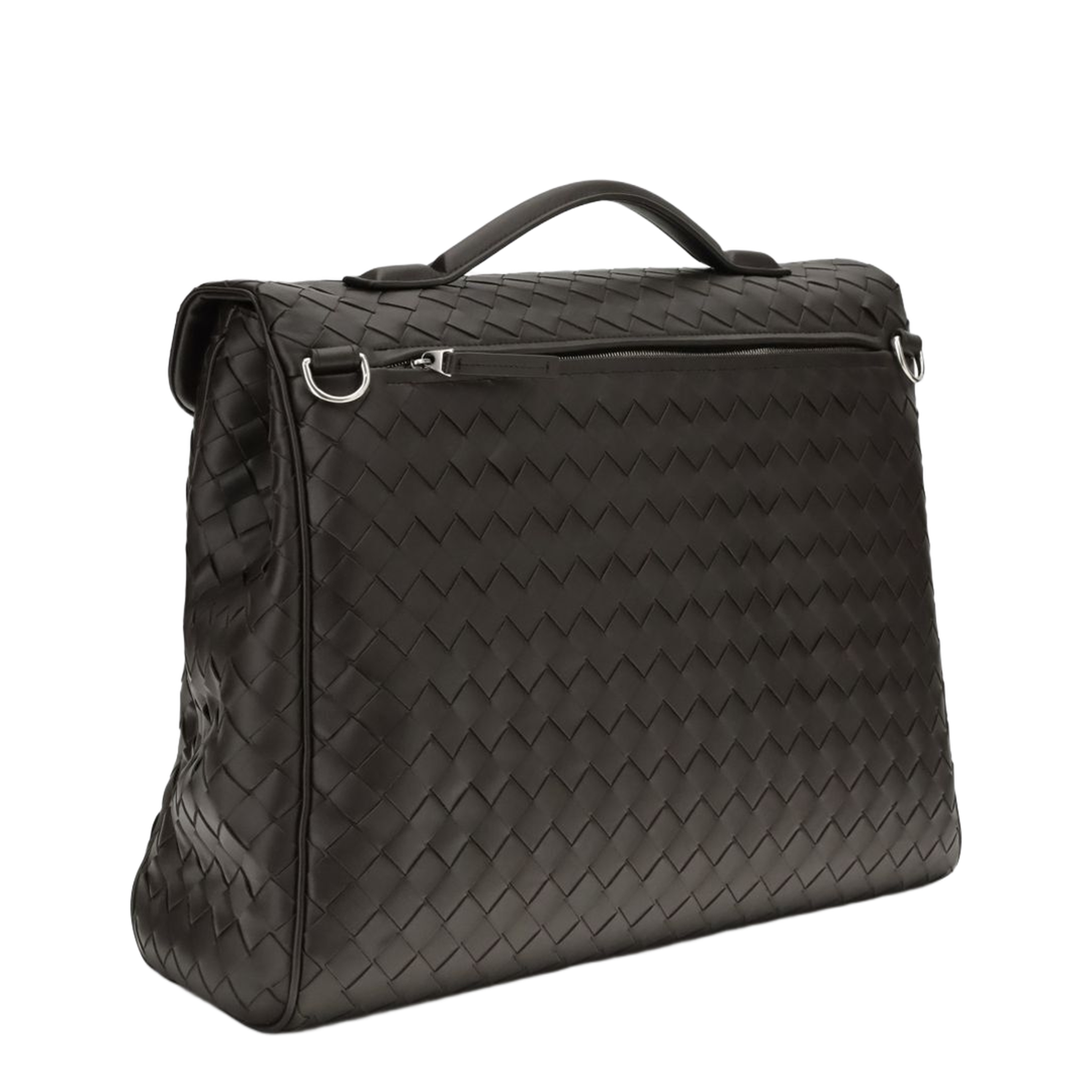Archivist Briefcase Intrecciato Calfskin - Fondant - Image 3