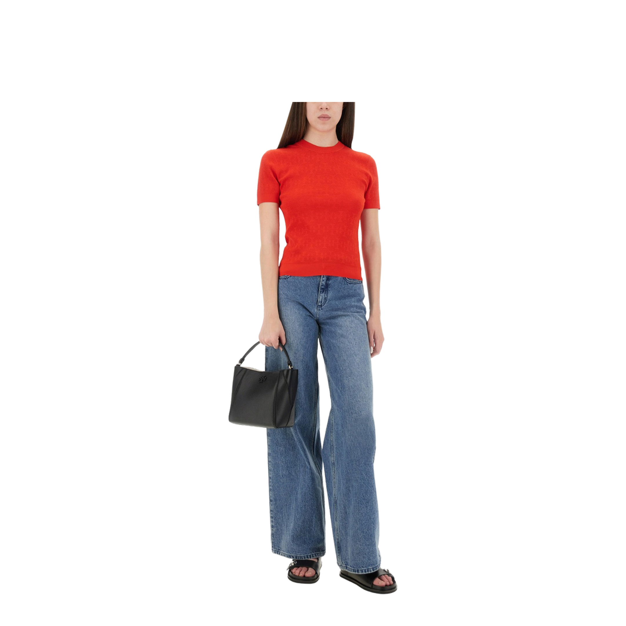 T-Monogram Viscose Blend Top - Image 2