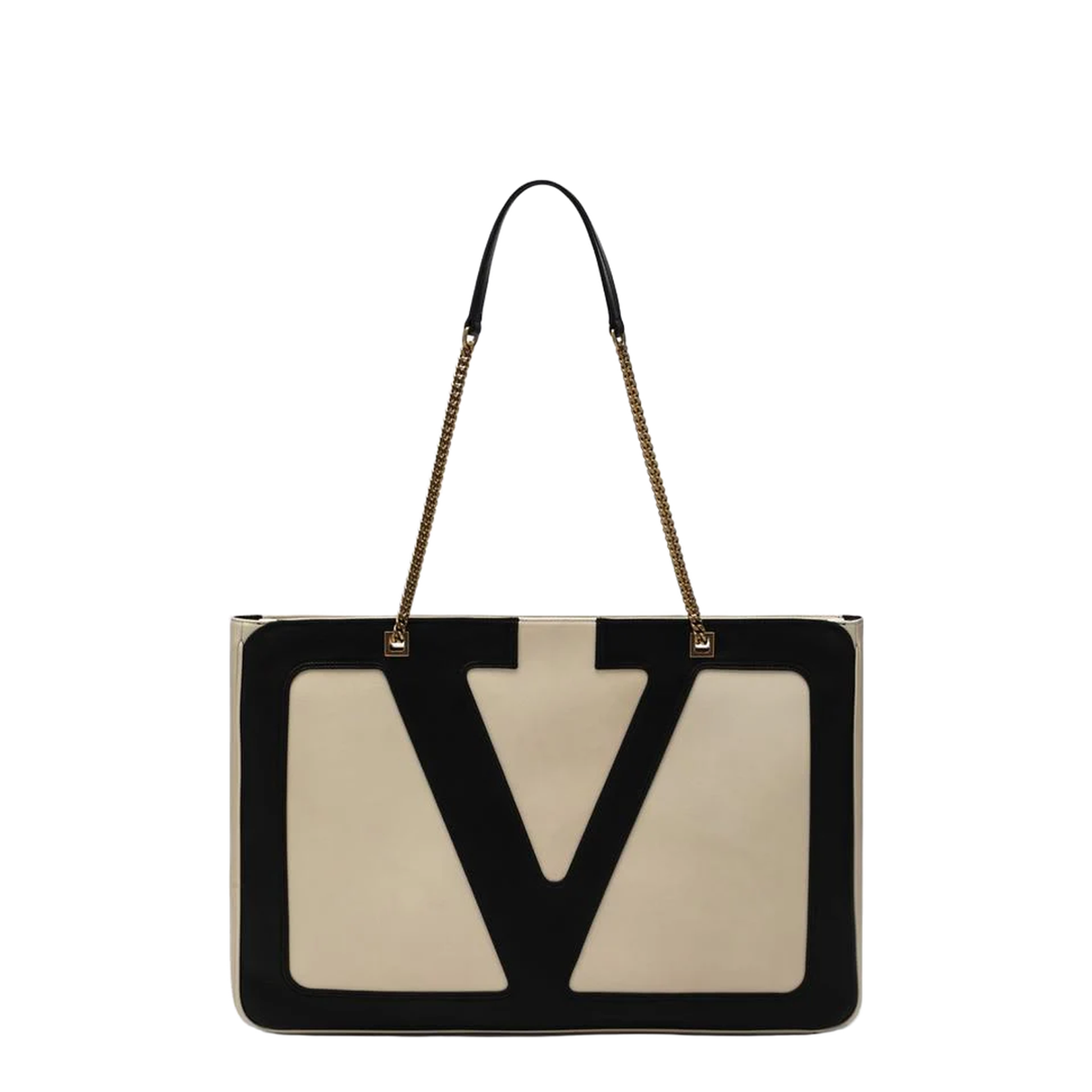 Large Viva Superstar Bag in Butter White/Black - Image 1