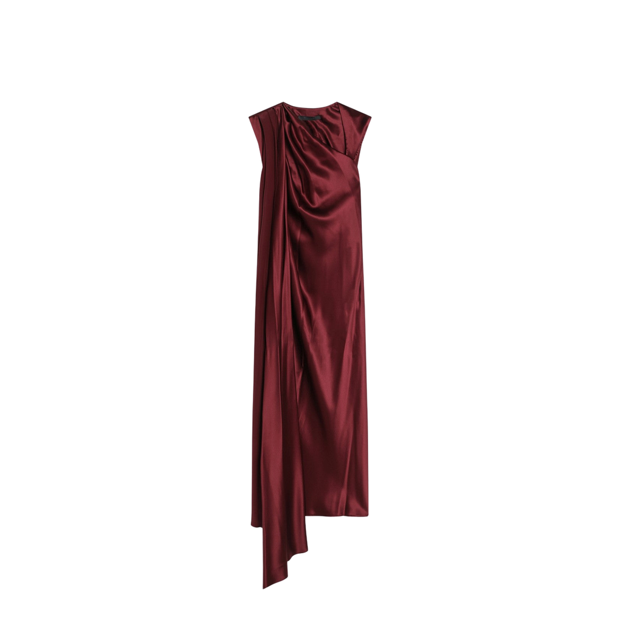 Raspberry Cape Detail Dress - Image 1