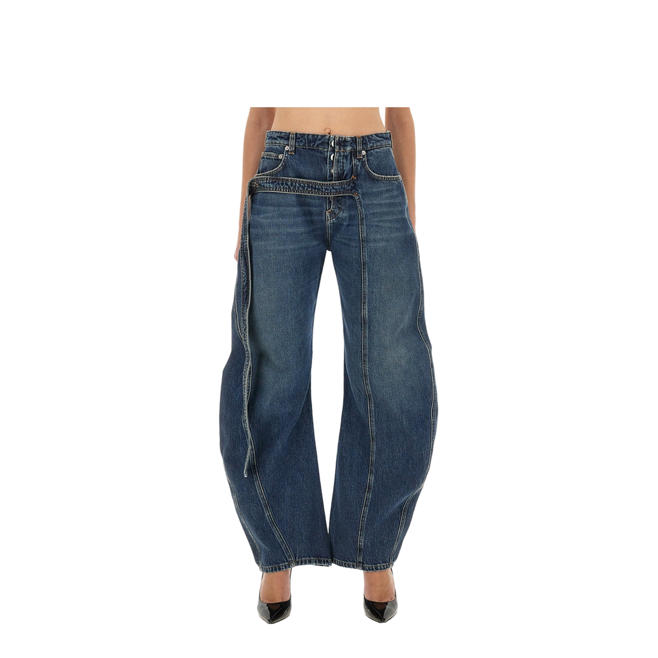 LOW-RISE JEANS - Image 1