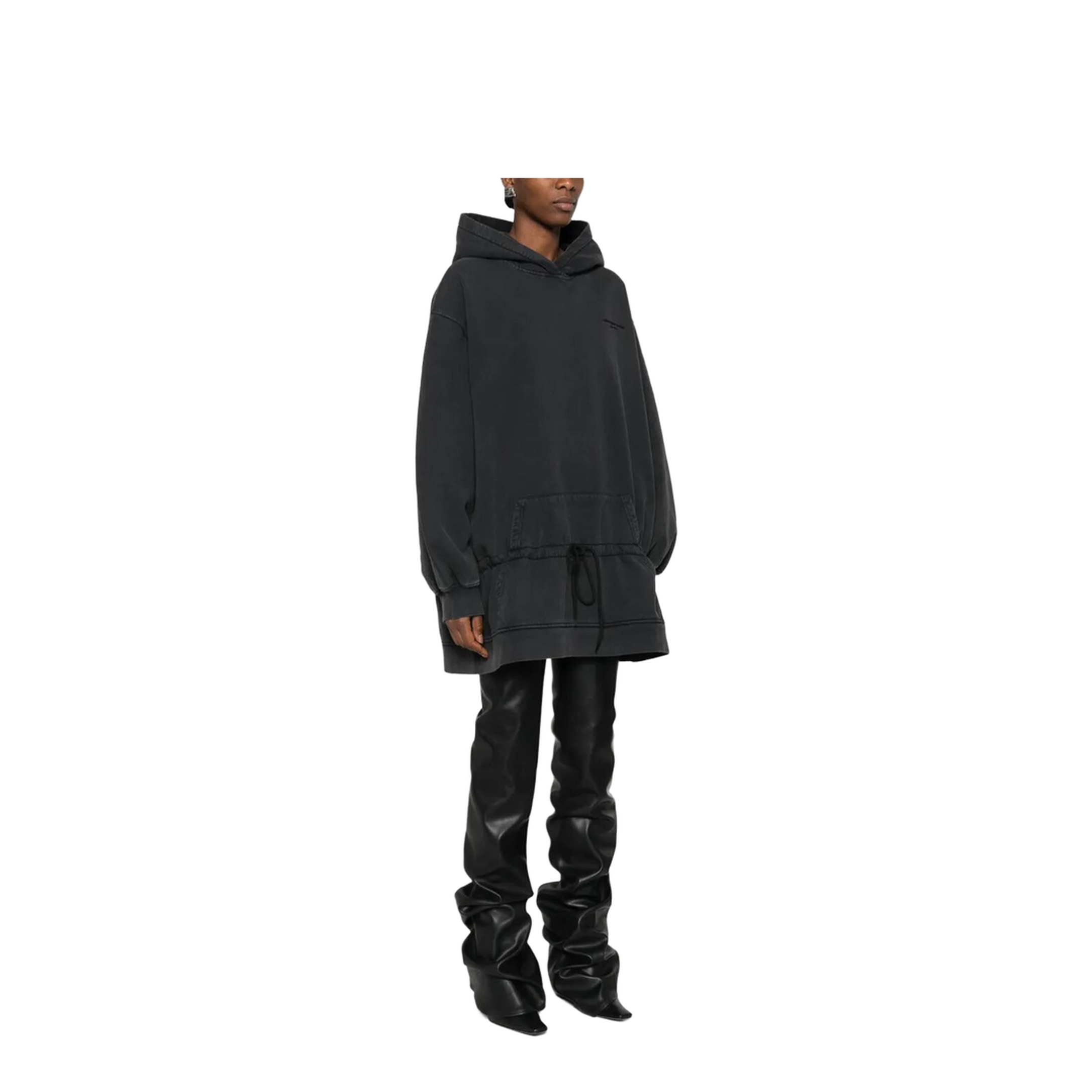 Dropped Waist Hoodie Dress - Image 5