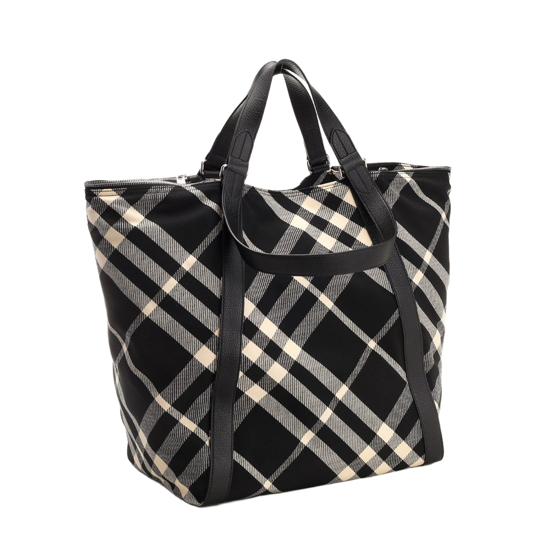 Polyester-Cotton Tote - Black - Image 4