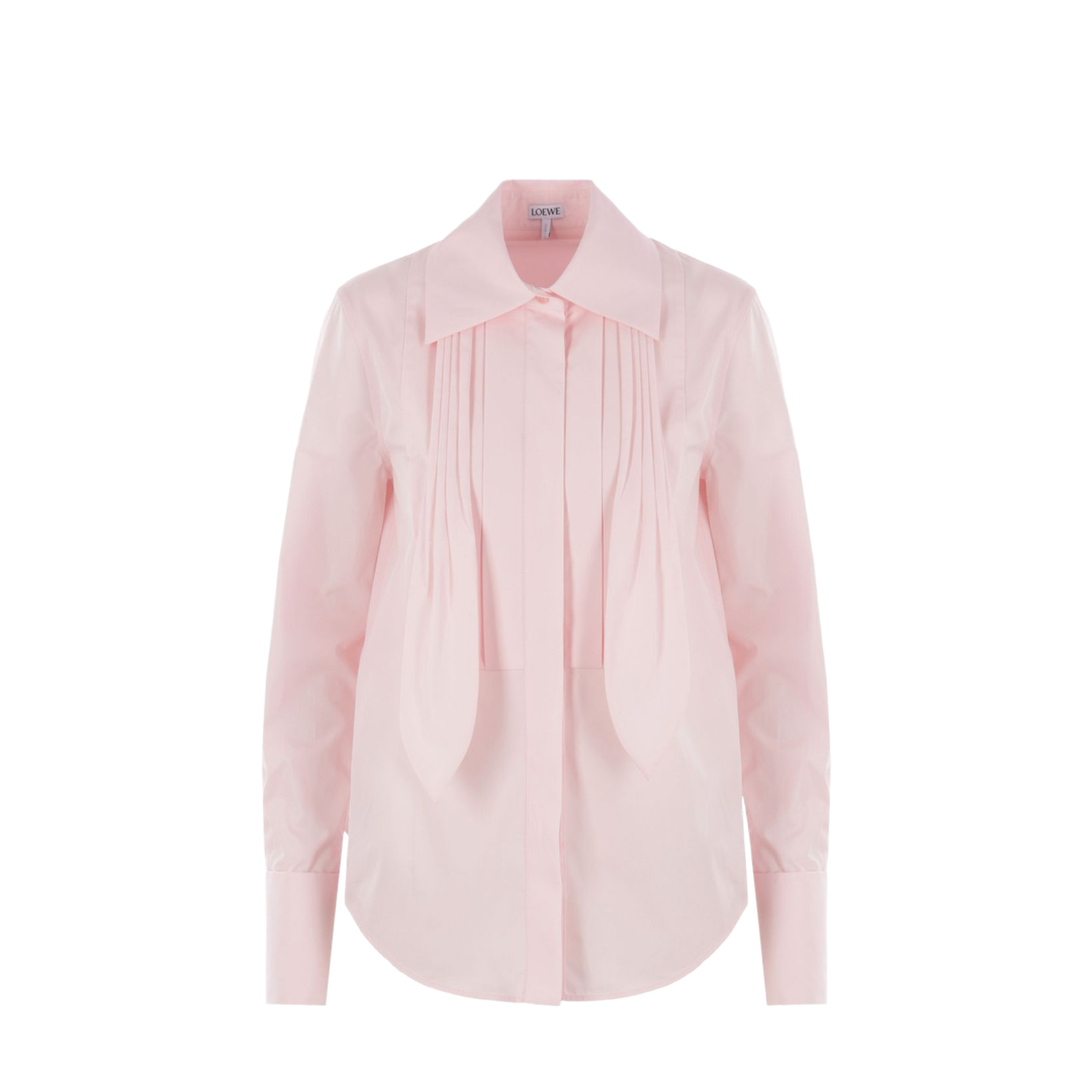 Draped Cotton Shirt - Image 1