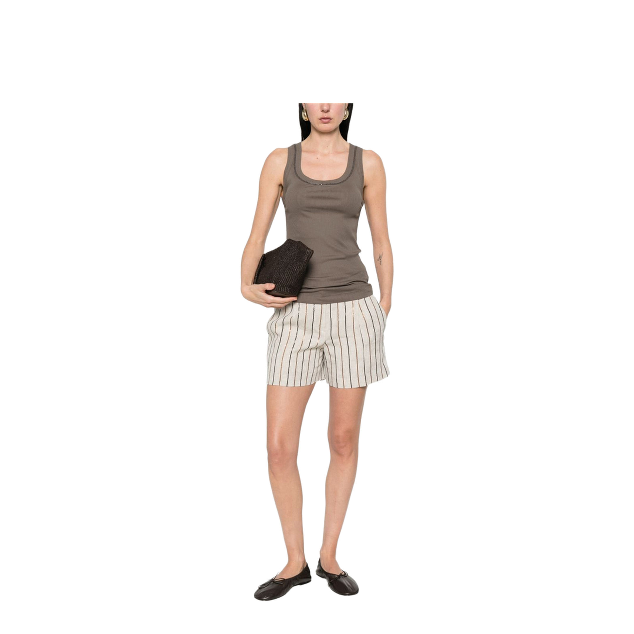 Women's Striped Shorts - Image 3
