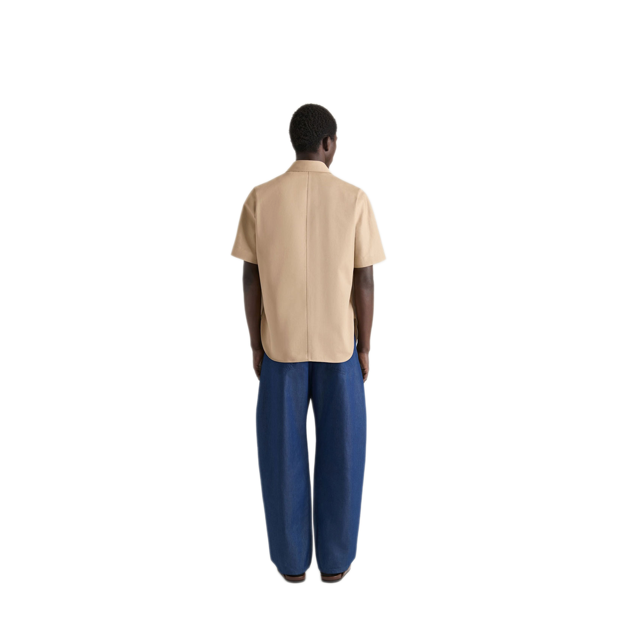 Couture Seam Cotton Shirt - Image 3