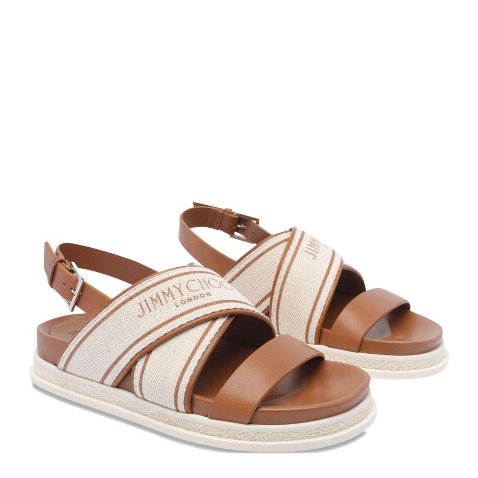 Joa Flat Canvas Sandals - Image 4