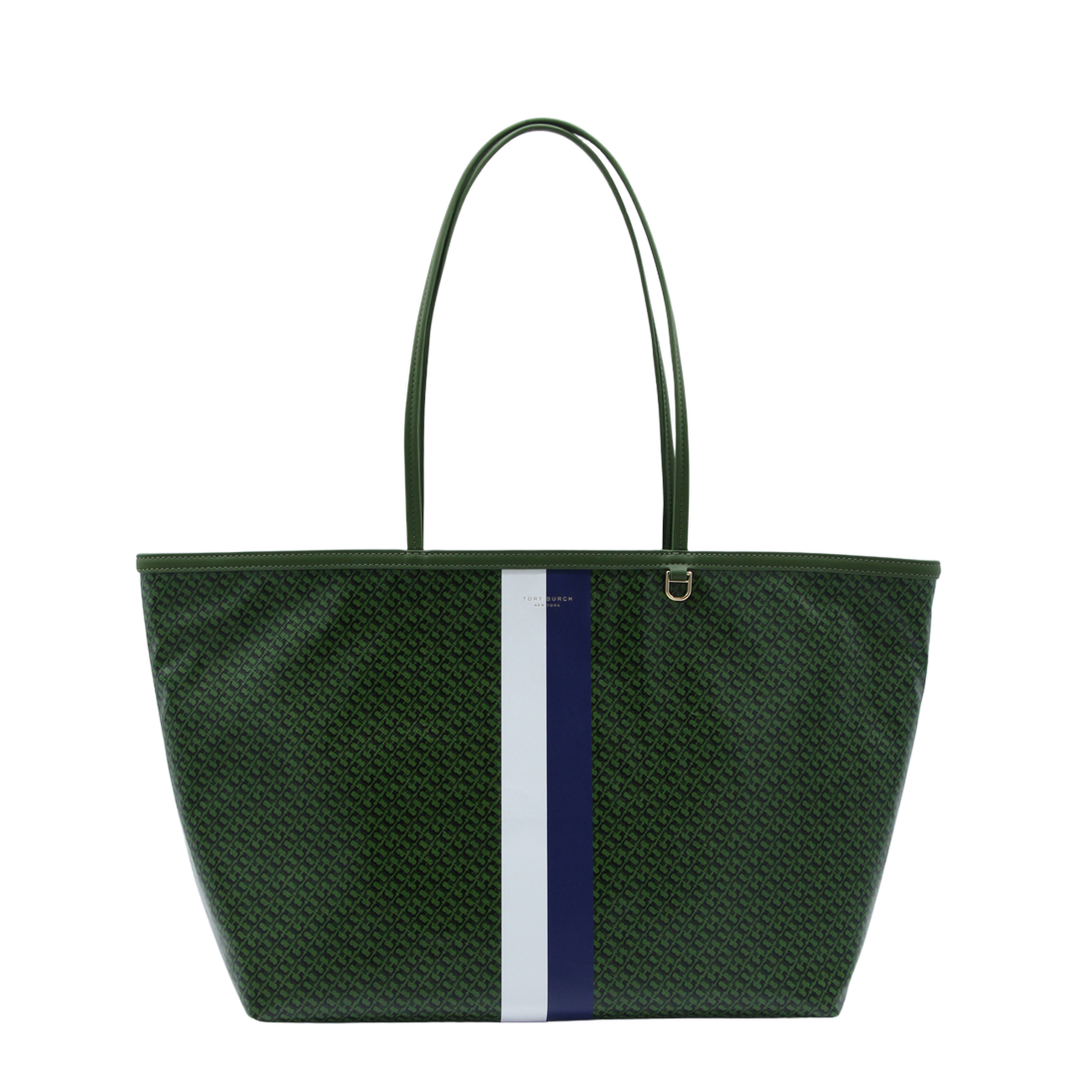 Racer Coated Canvas Tote - Green - Image 2