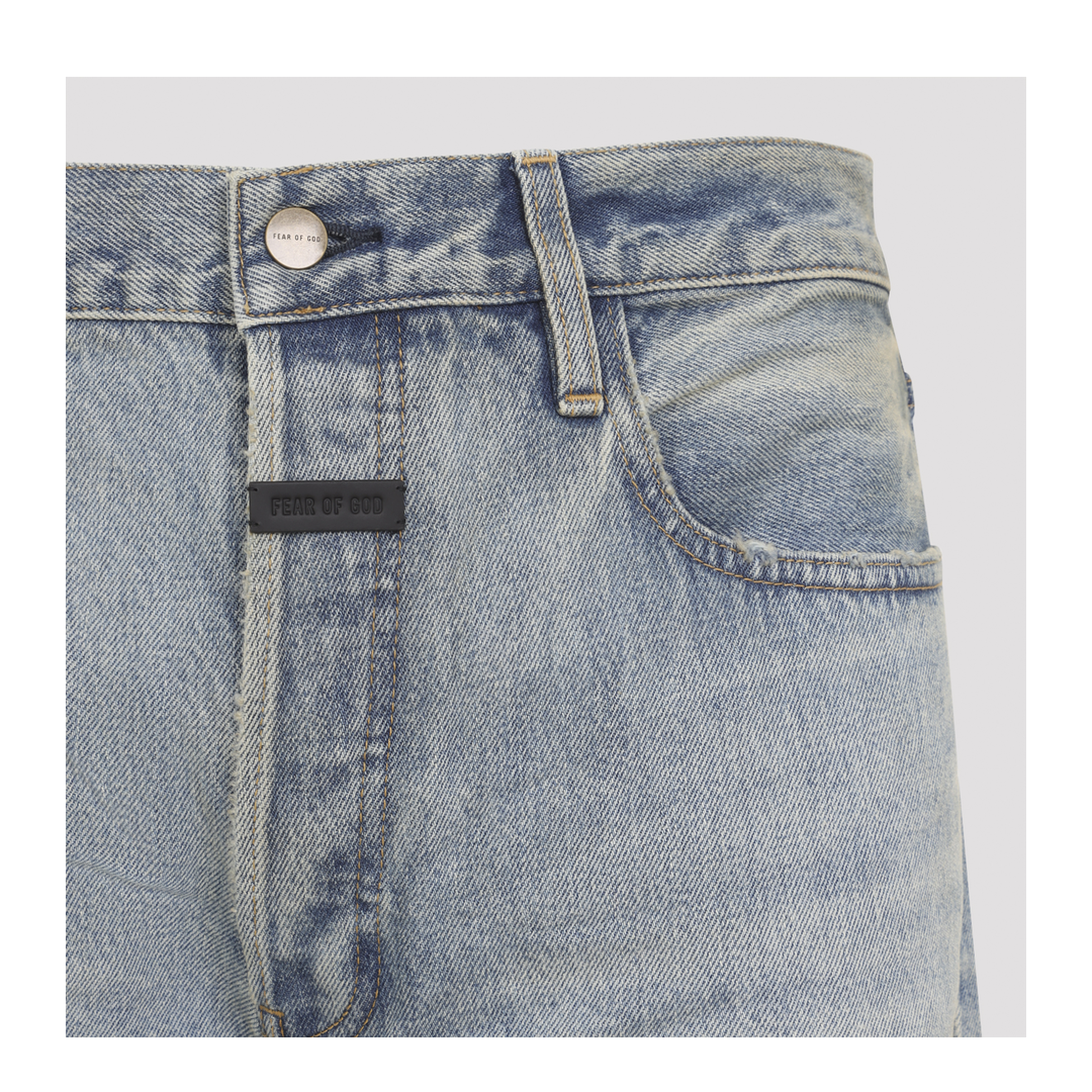 Straight 5 Pocket Jeans - Image 5