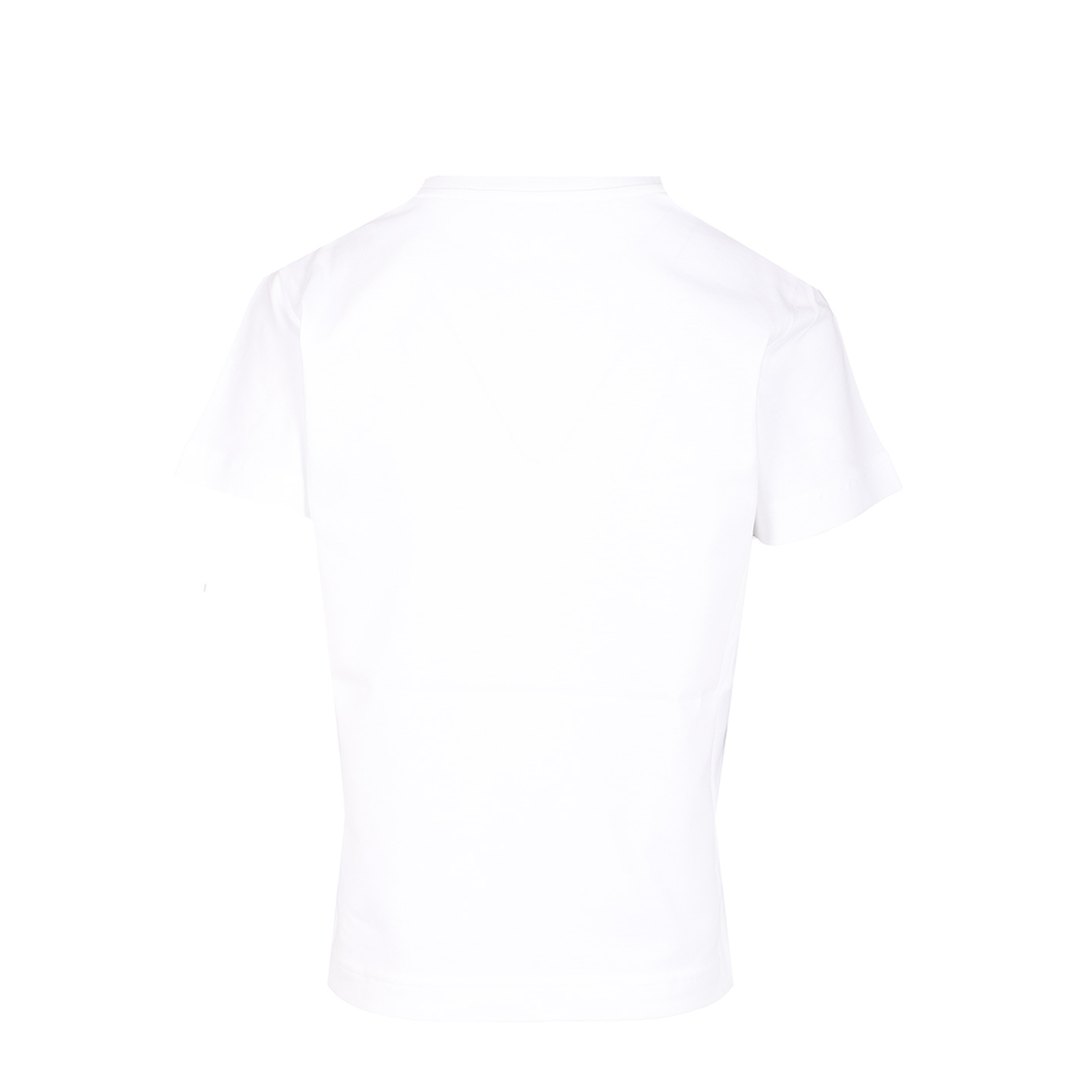 Women's Logo Cotton T-Shirt White - Image 2