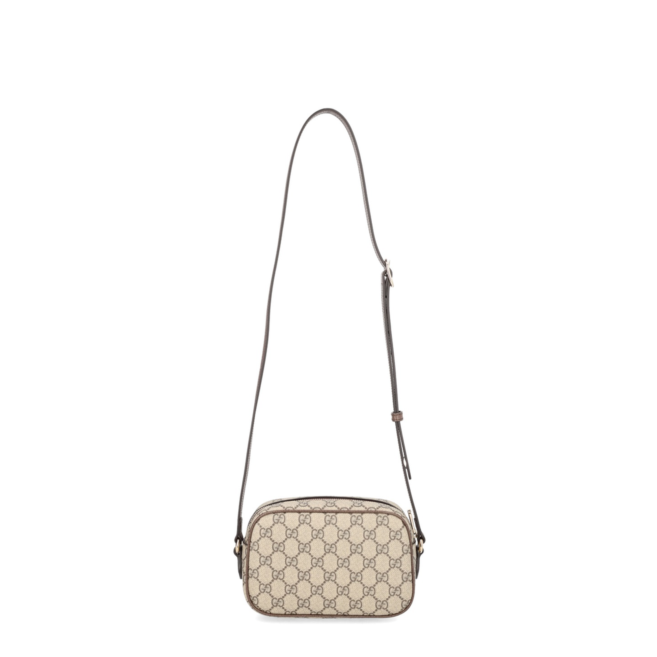 Ophidia Small Camera Bag in Beige and Brown GG Fabric - Image 3