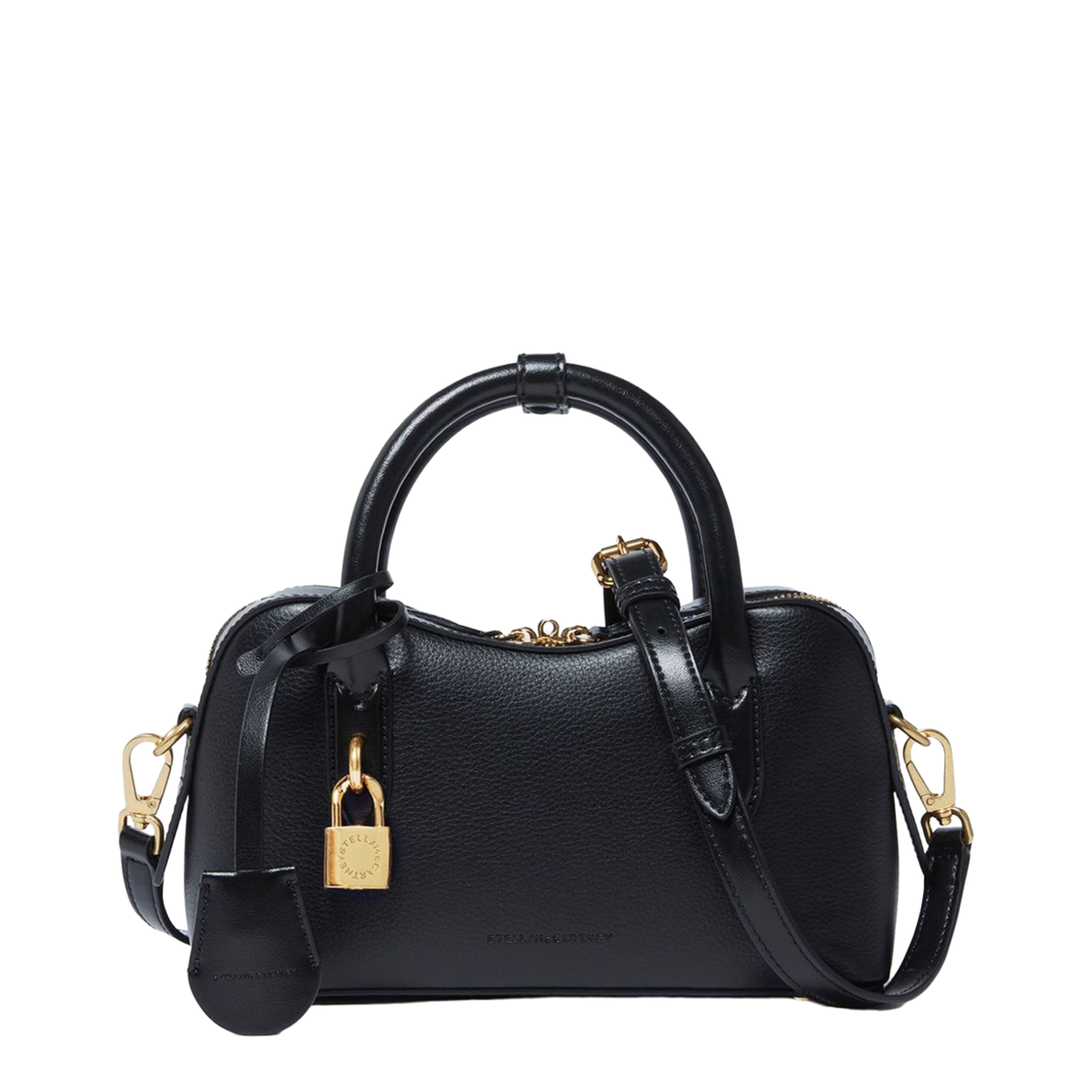 Stella Ryder Small Faux-Suede Crossbody - Black - Image 1
