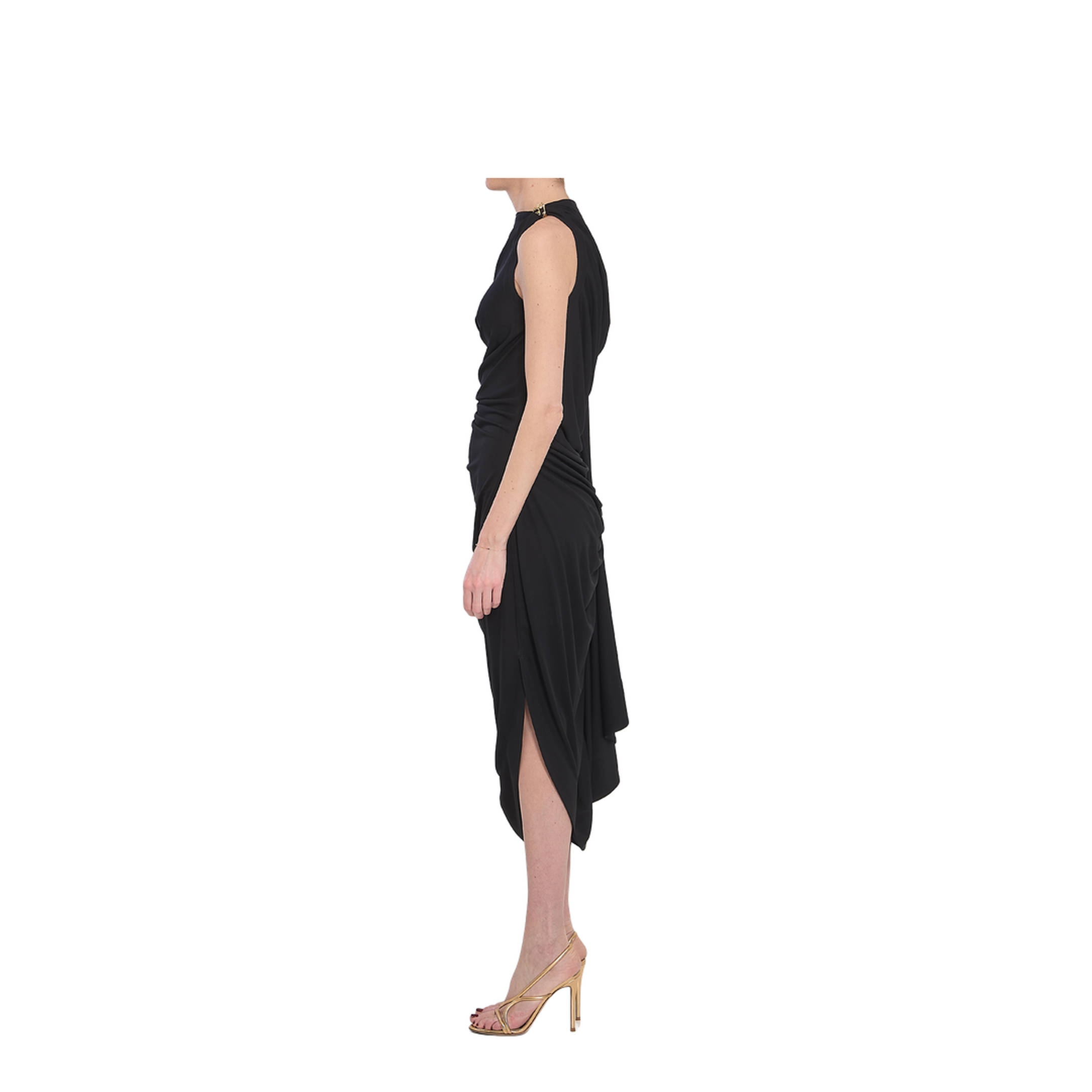 Viscose Jersey Draped Dress - Image 3
