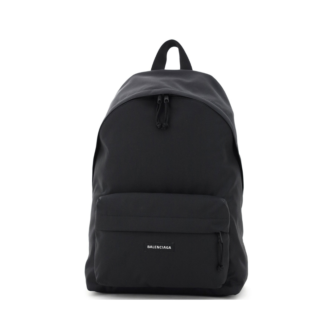 Explorer Nylon Backpack in Black - Image 1
