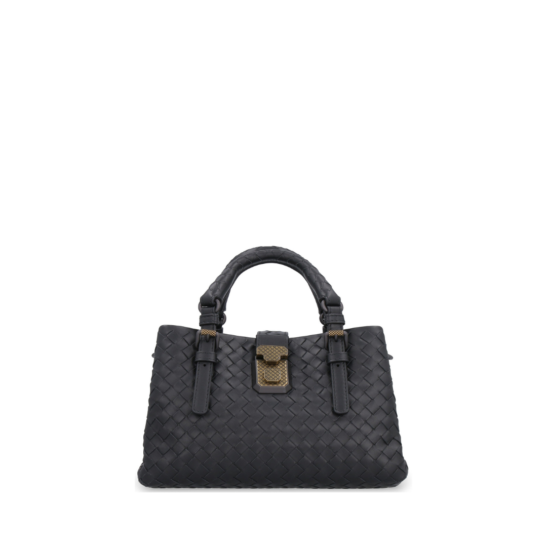 Intrecciato Small Roma Top Handle Bag - Image 1
