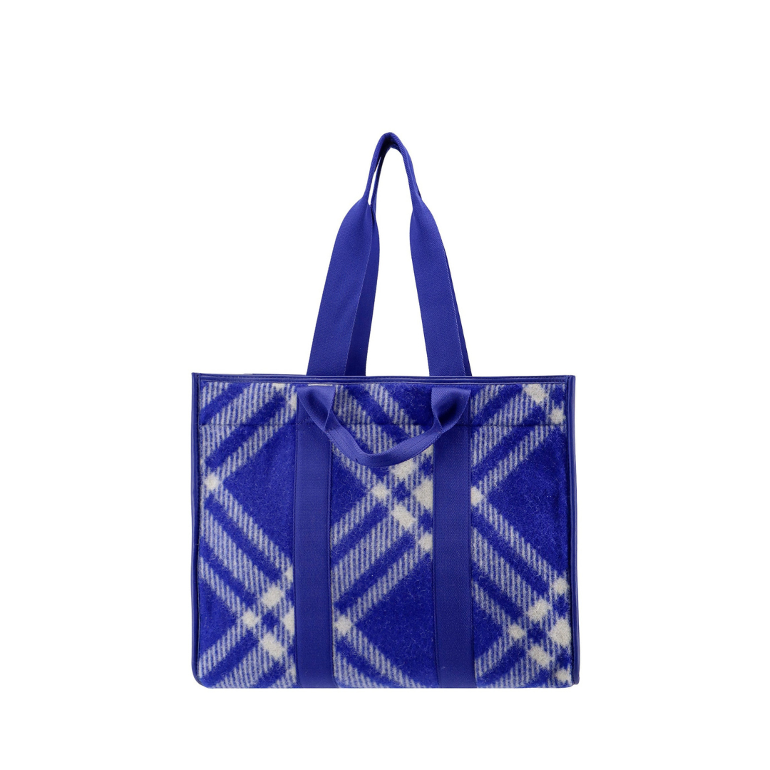 Canvas Check Tote - Image 1