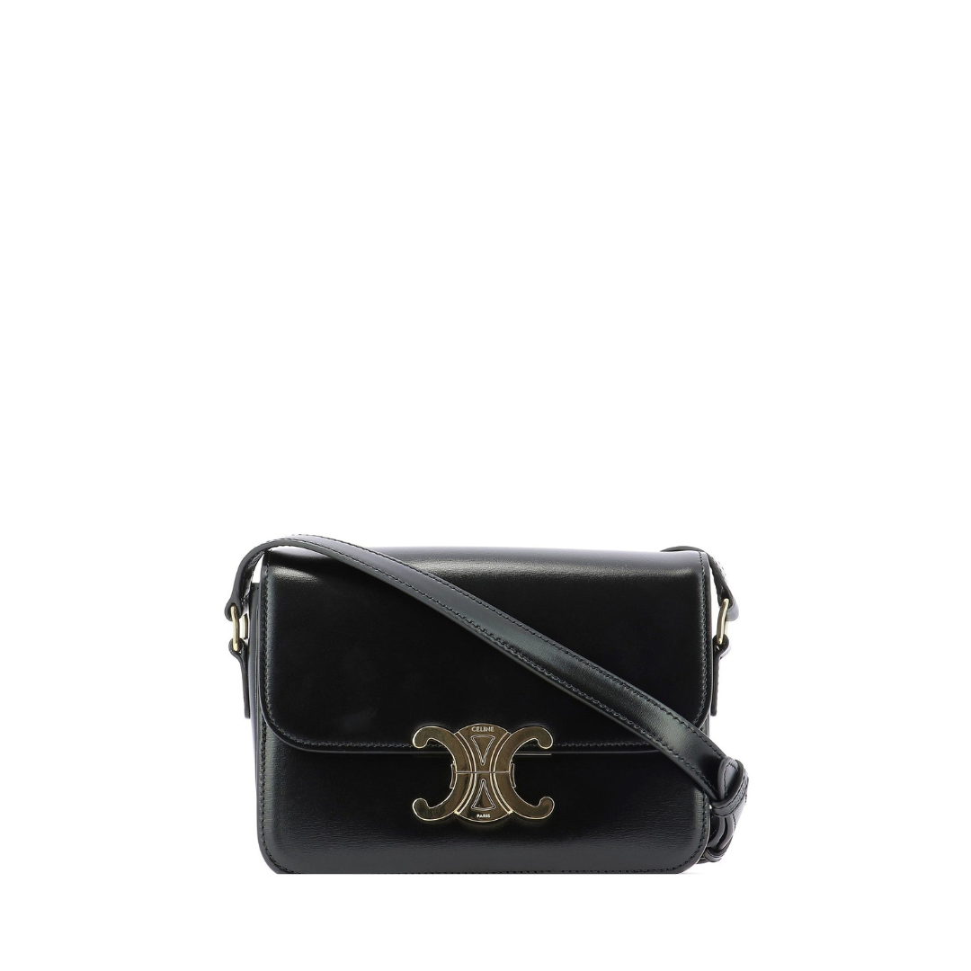 Teen Triomphe Shoulder Bag, Gold Hardware - Image 1