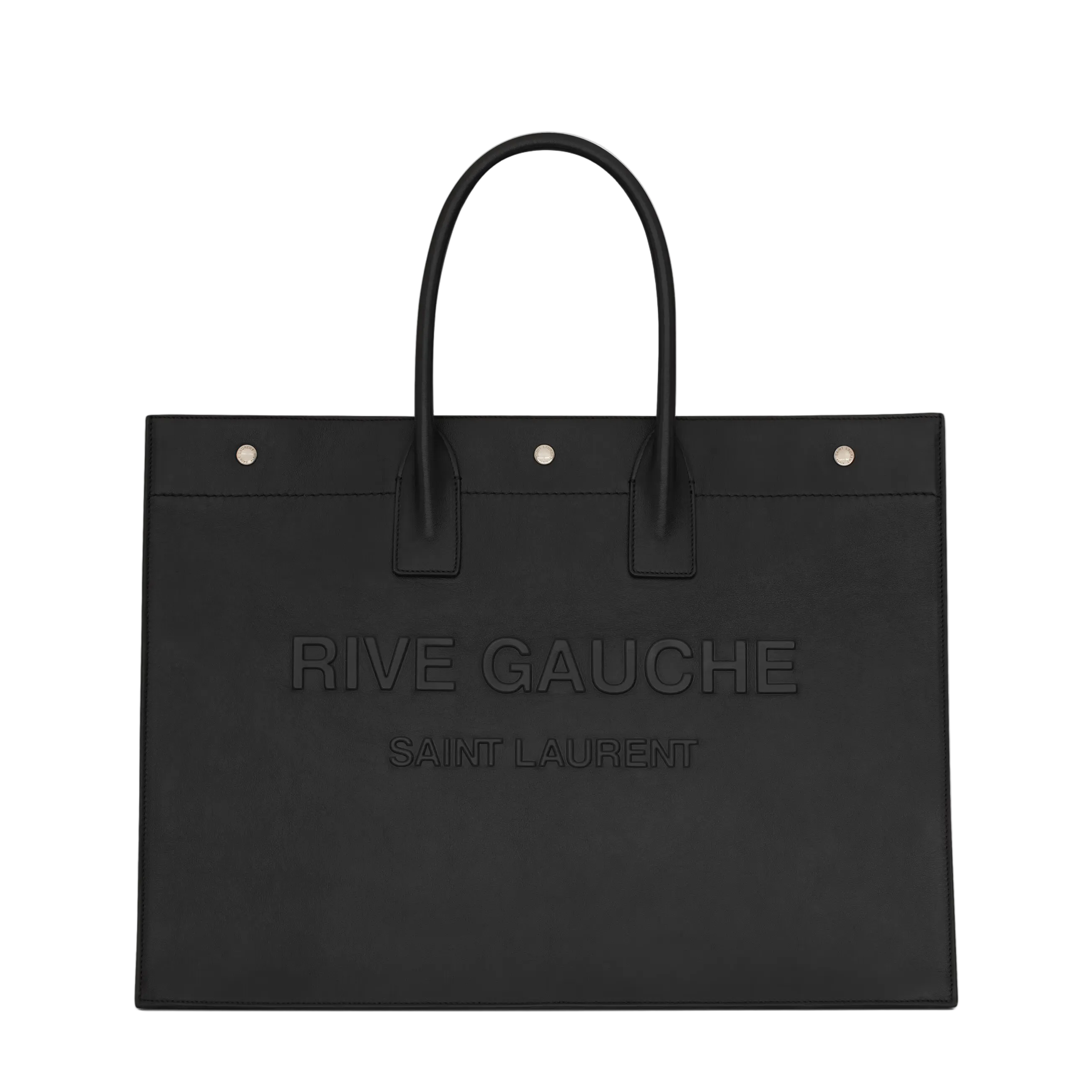 Rive Gauche Large Tote Bag In Smooth Leather - Image 1
