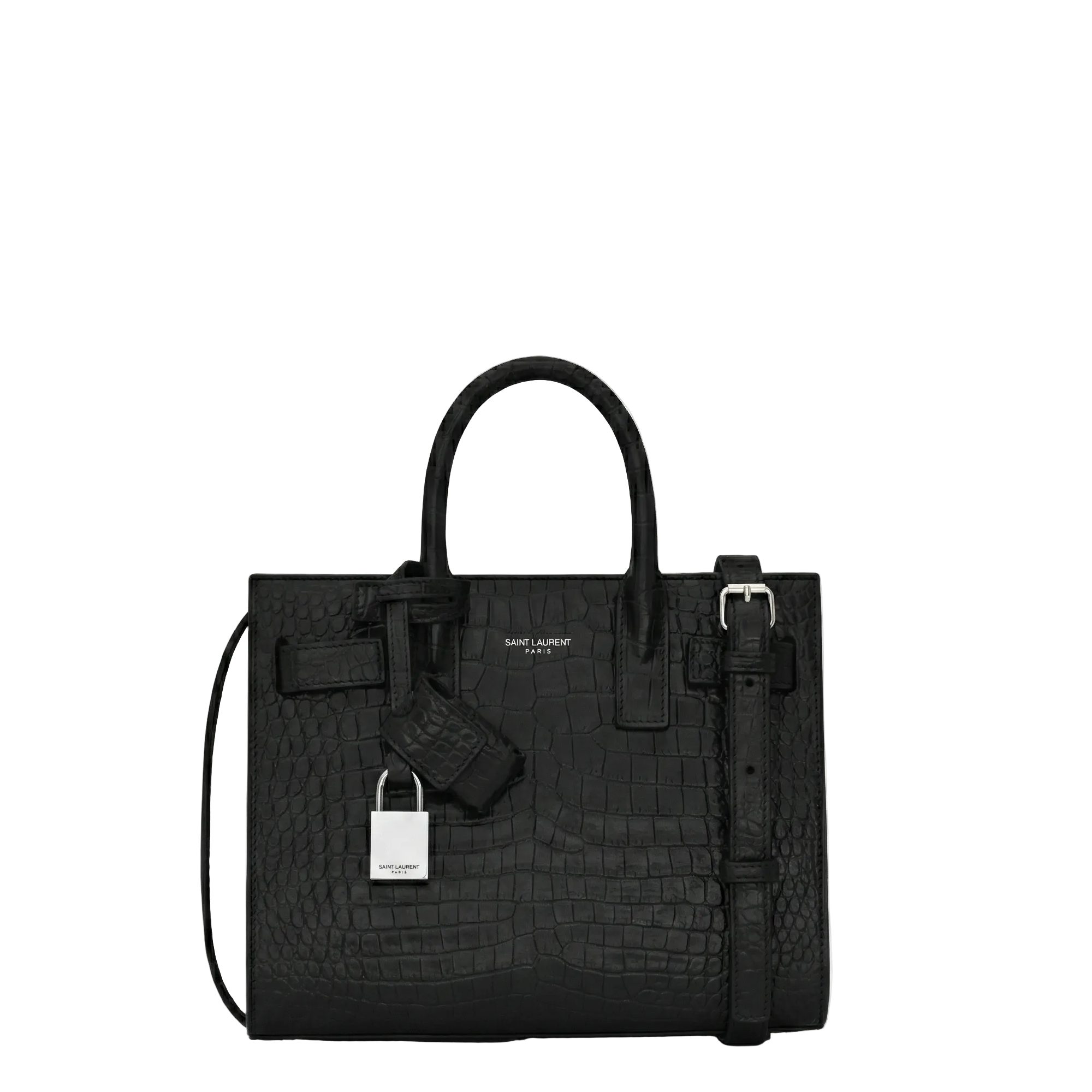 Sac De Jour Nano Leather Handbag- Black - Image 1