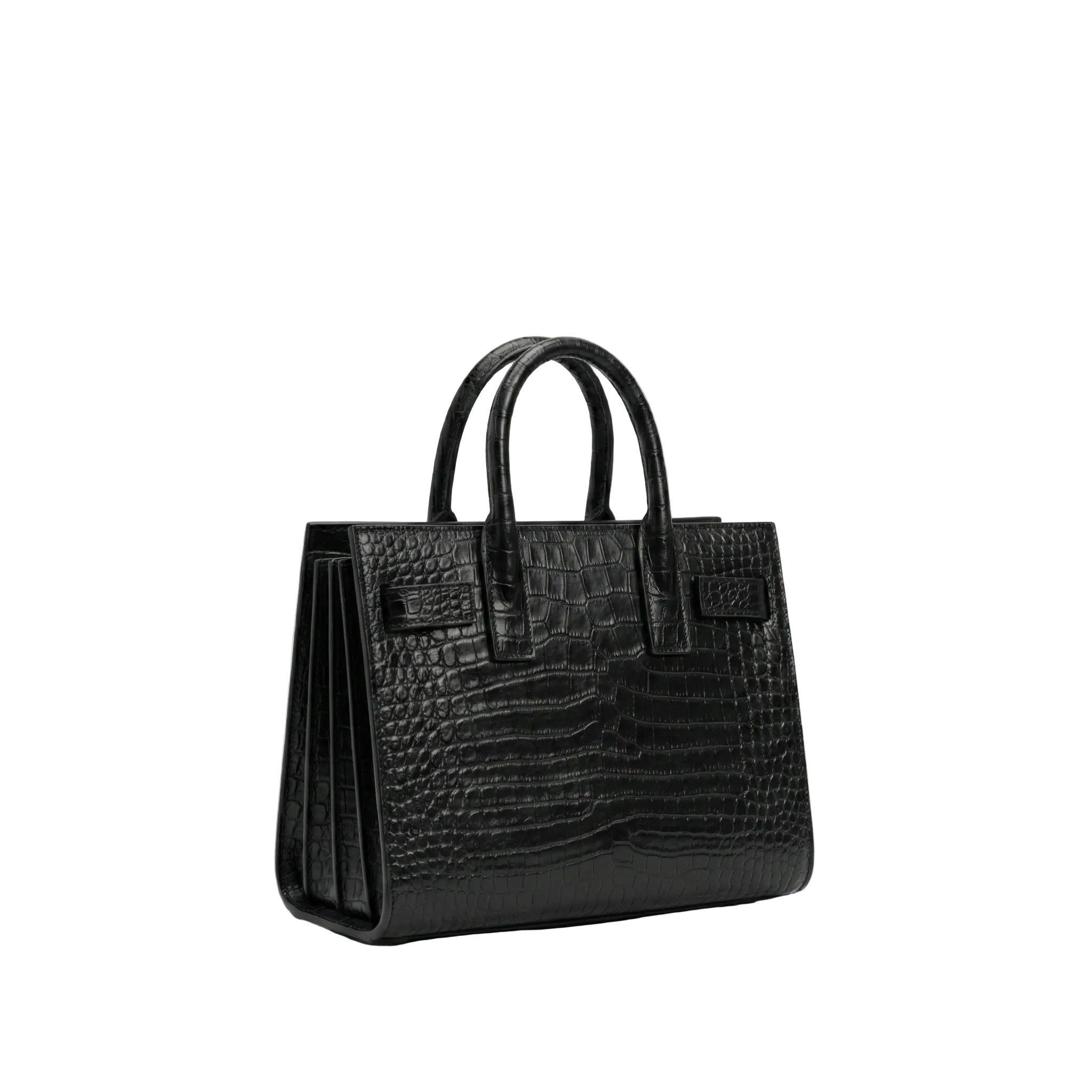Sac De Jour Nano Leather Handbag- Black - Image 2