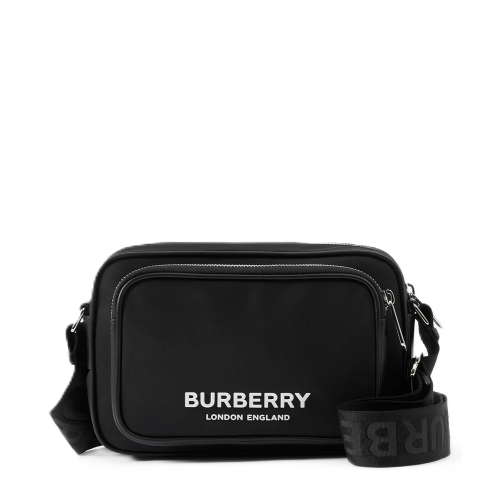 Shoulder Bag Nylon Black - Image 1