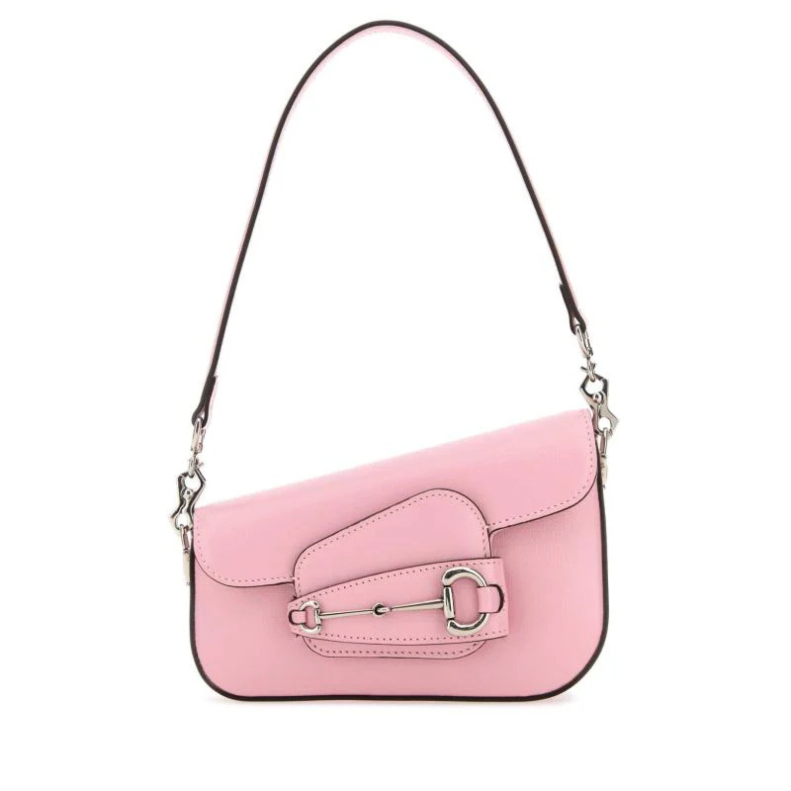 Horsebit 1955 Mini Leather Shoulder Bag - Sugar Pink - Image 1