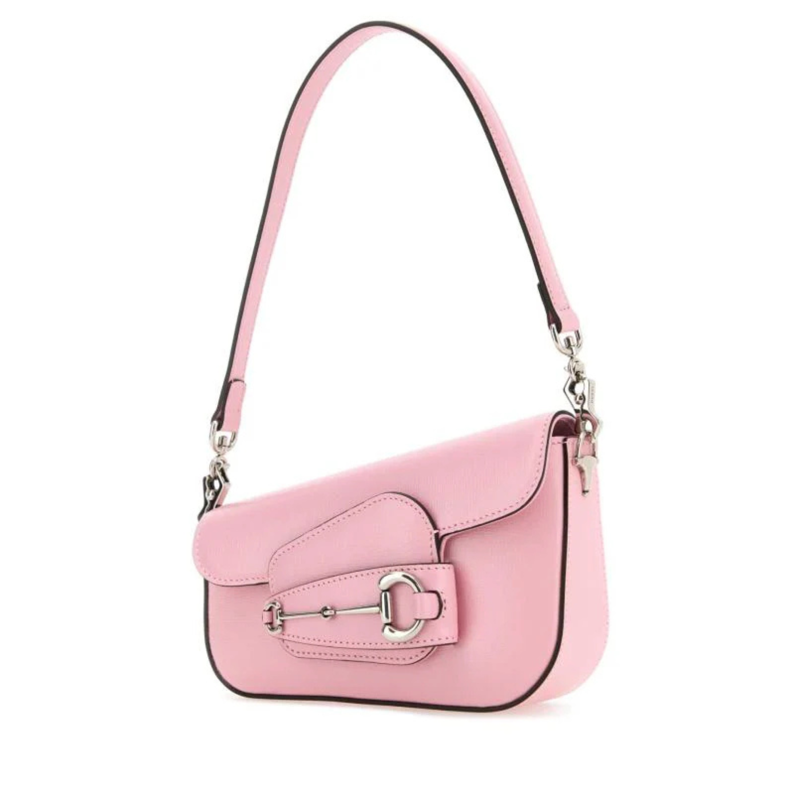 Horsebit 1955 Mini Leather Shoulder Bag - Sugar Pink - Image 2