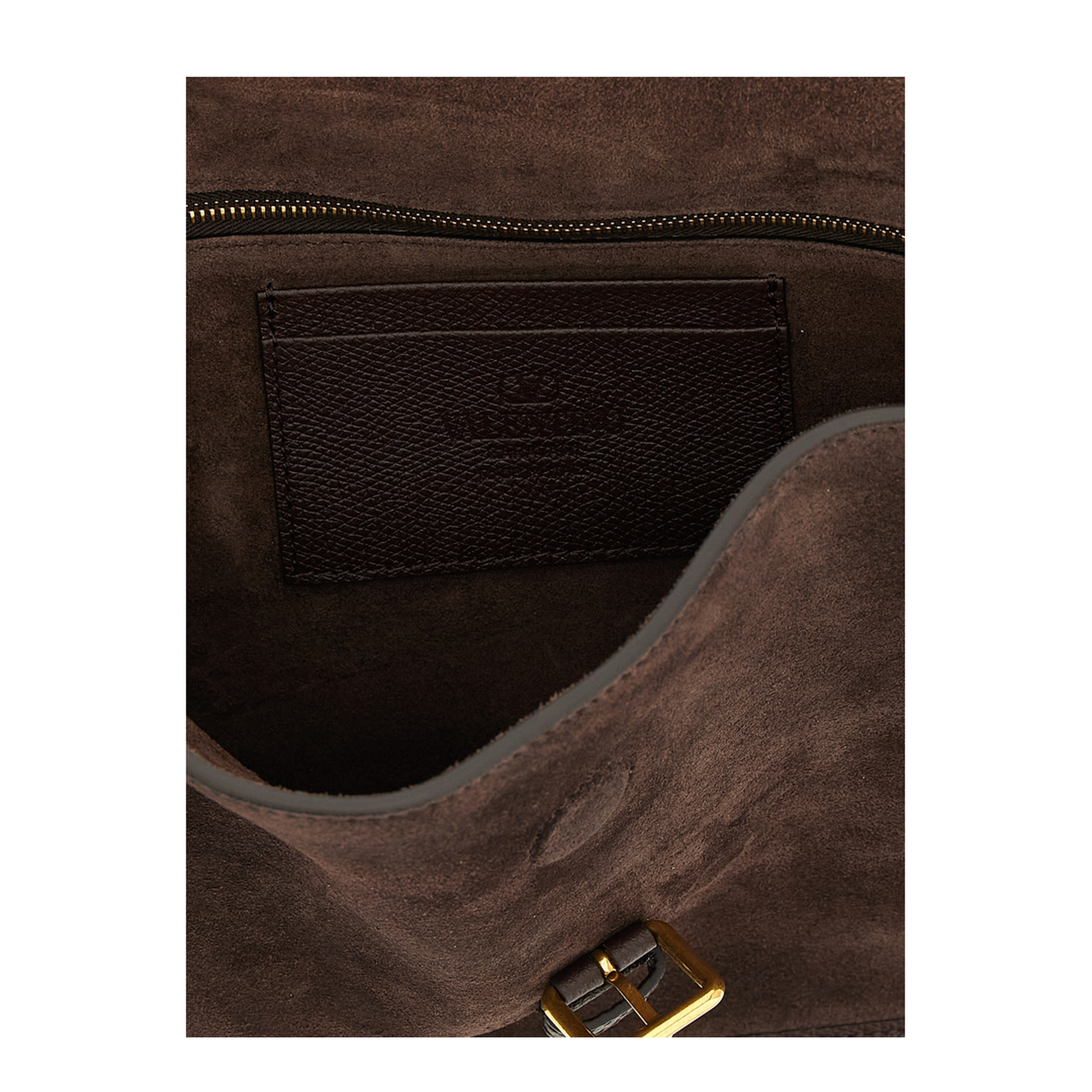 Antibes Suede Shoulder Bag - Ebony - Image 4