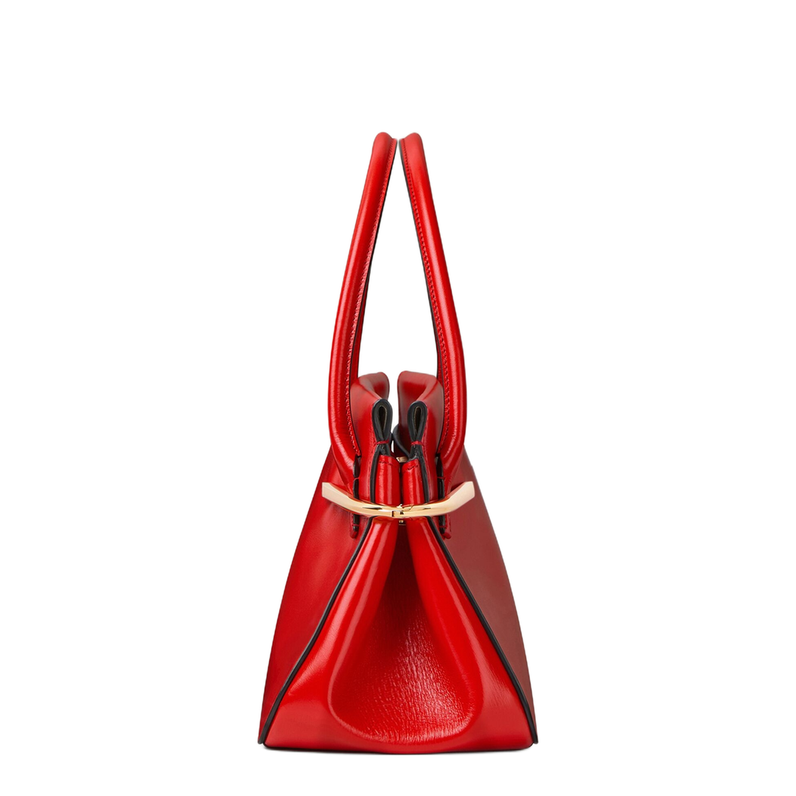 Pinch Bag Medium Leather Deep Red - Image 2