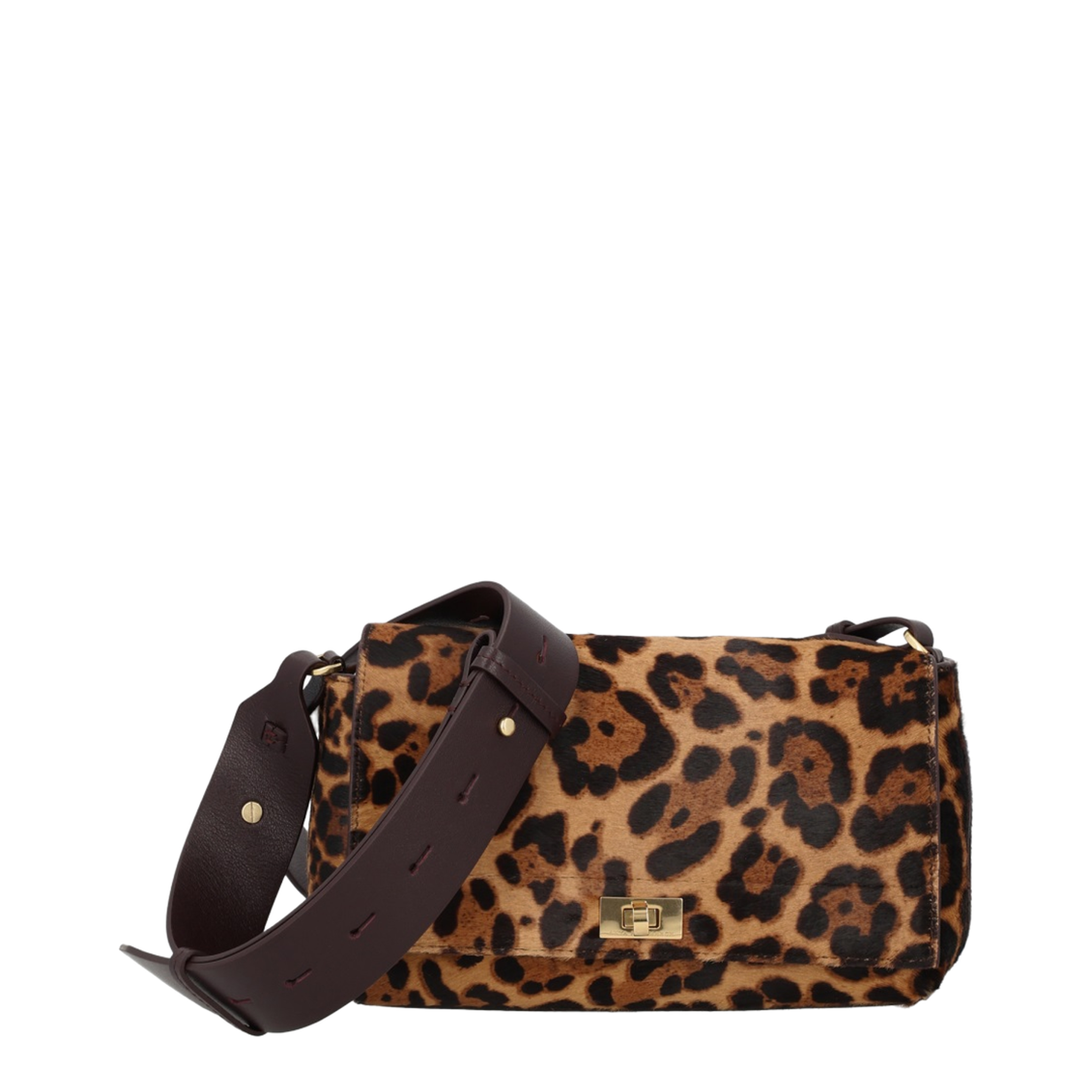 Mortimer Leopard Crossbody Bag - Leopard - Image 1