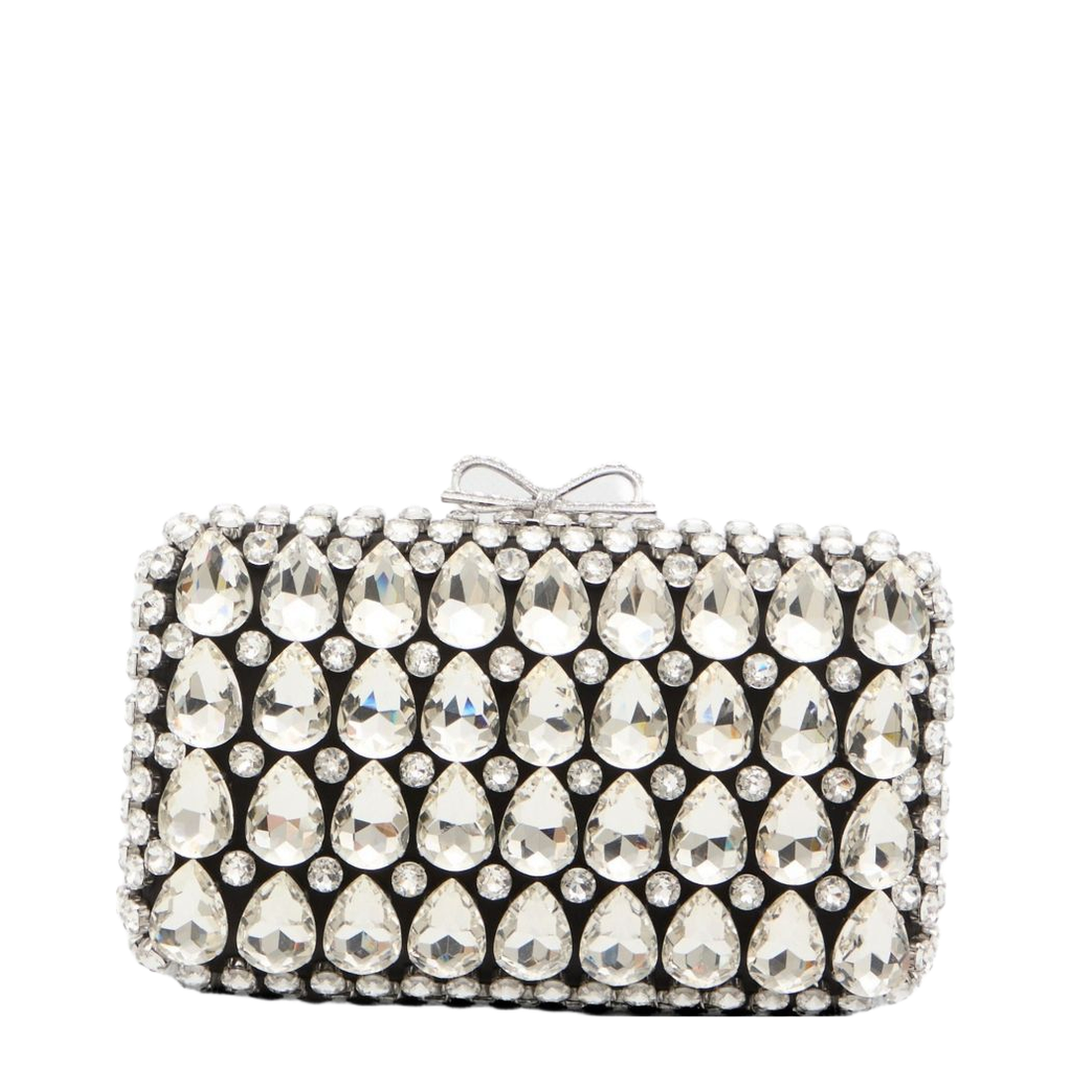 Crystal Clutch Bag - Black - Image 1