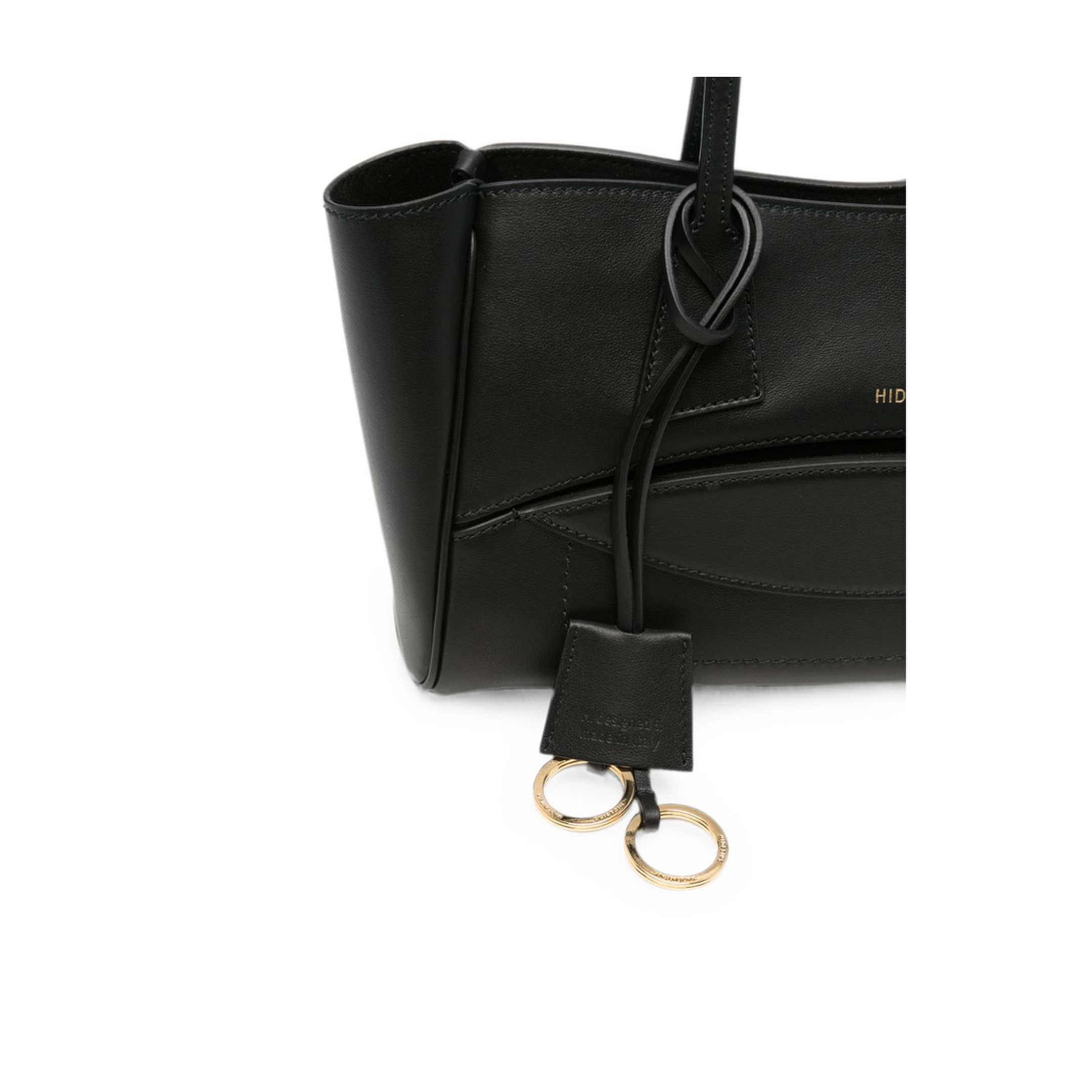 Flap XS Calfskin Tote - Black - Image 3