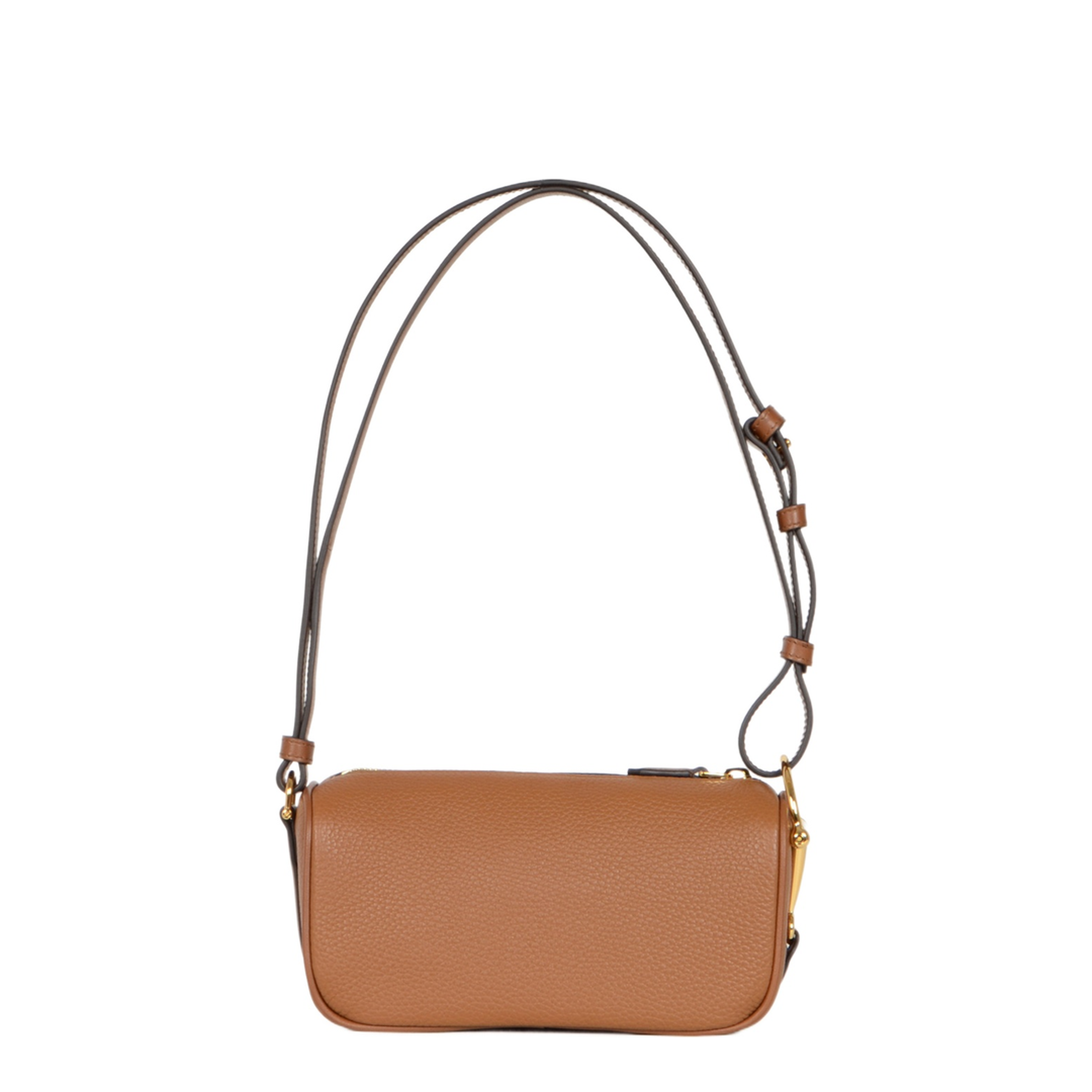 Half Horsebit Mini Bag Grained Calf Leather - Brown - Image 1